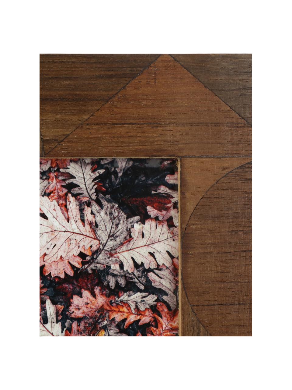 Ramka na zdjęcia z drewna Sor, Drewno naturalne, Ciemne drewno naturalne, 10 x 15 cm