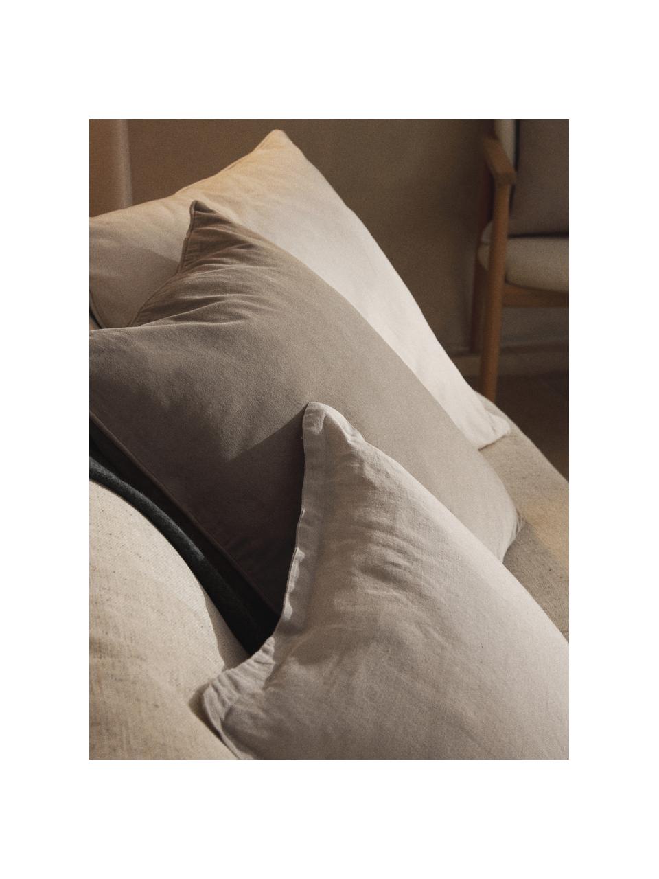 Housse de coussin en velours Dana, 100 % coton

Le matériau est certifié STANDARD 100 OEKO-TEX®, 21.HCN.84376, Hohenstein, Beige clair, larg. 40 x long. 40 cm