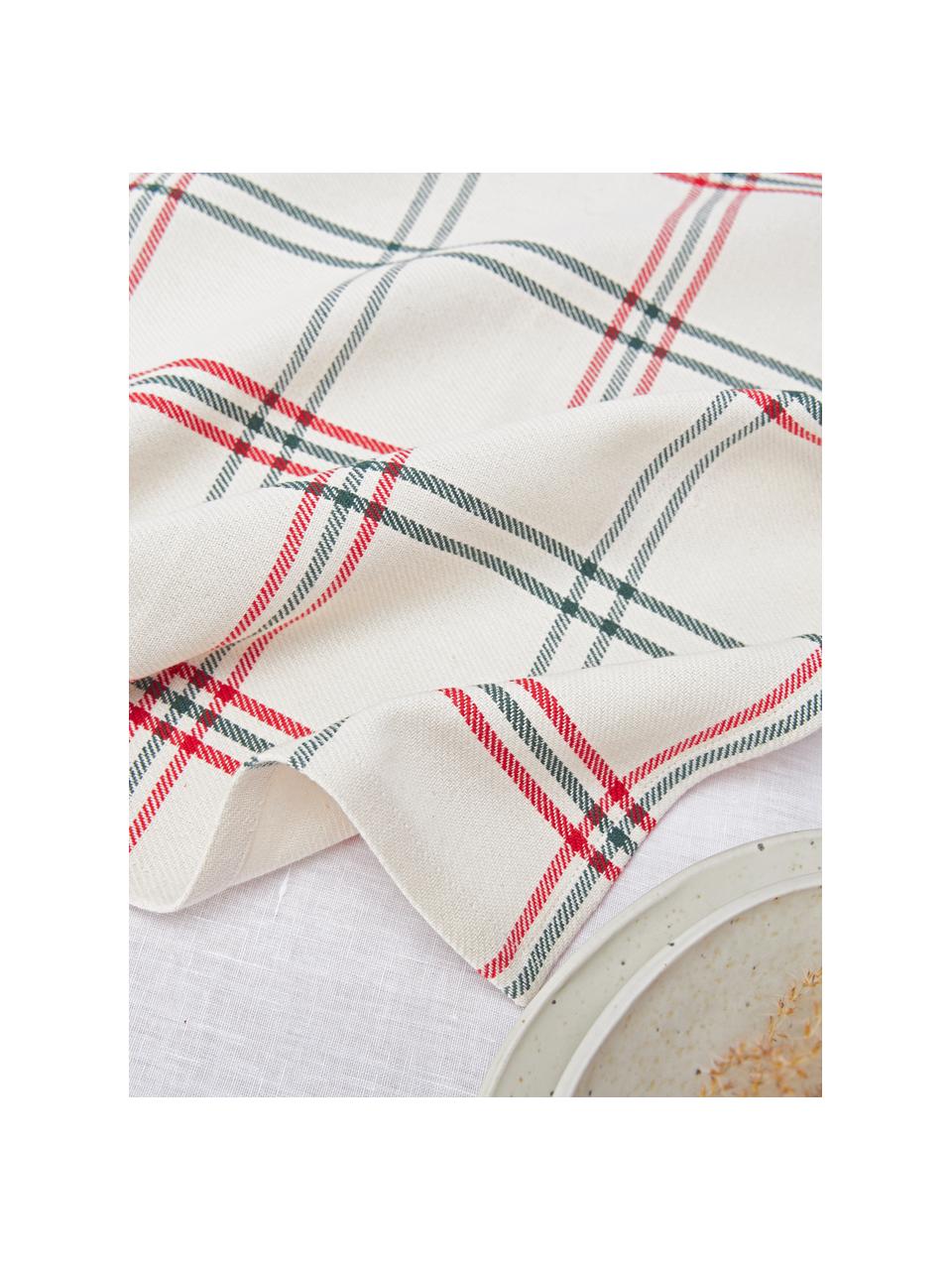 Serviettes de table à carreaux Aster, 4 pièces, 100 % coton

Le matériau est certifié STANDARD 100 OEKO-TEX®, 1023283-1, Blanc cassé, vert foncé, rouge, larg. 45 x long. 45 cm