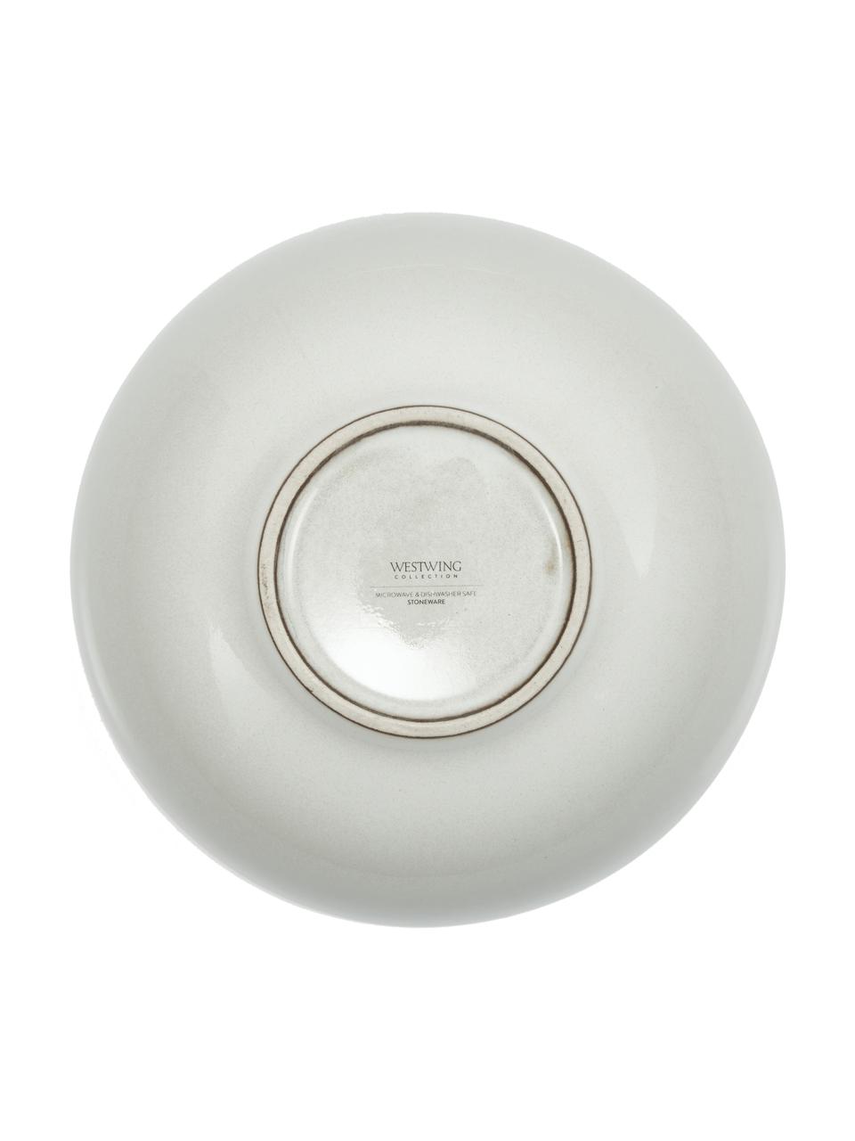 Bols artisanaux en grès Thalia, 2 pièces, Grès cérame, Beige, Ø 18 x haut. 6 cm
