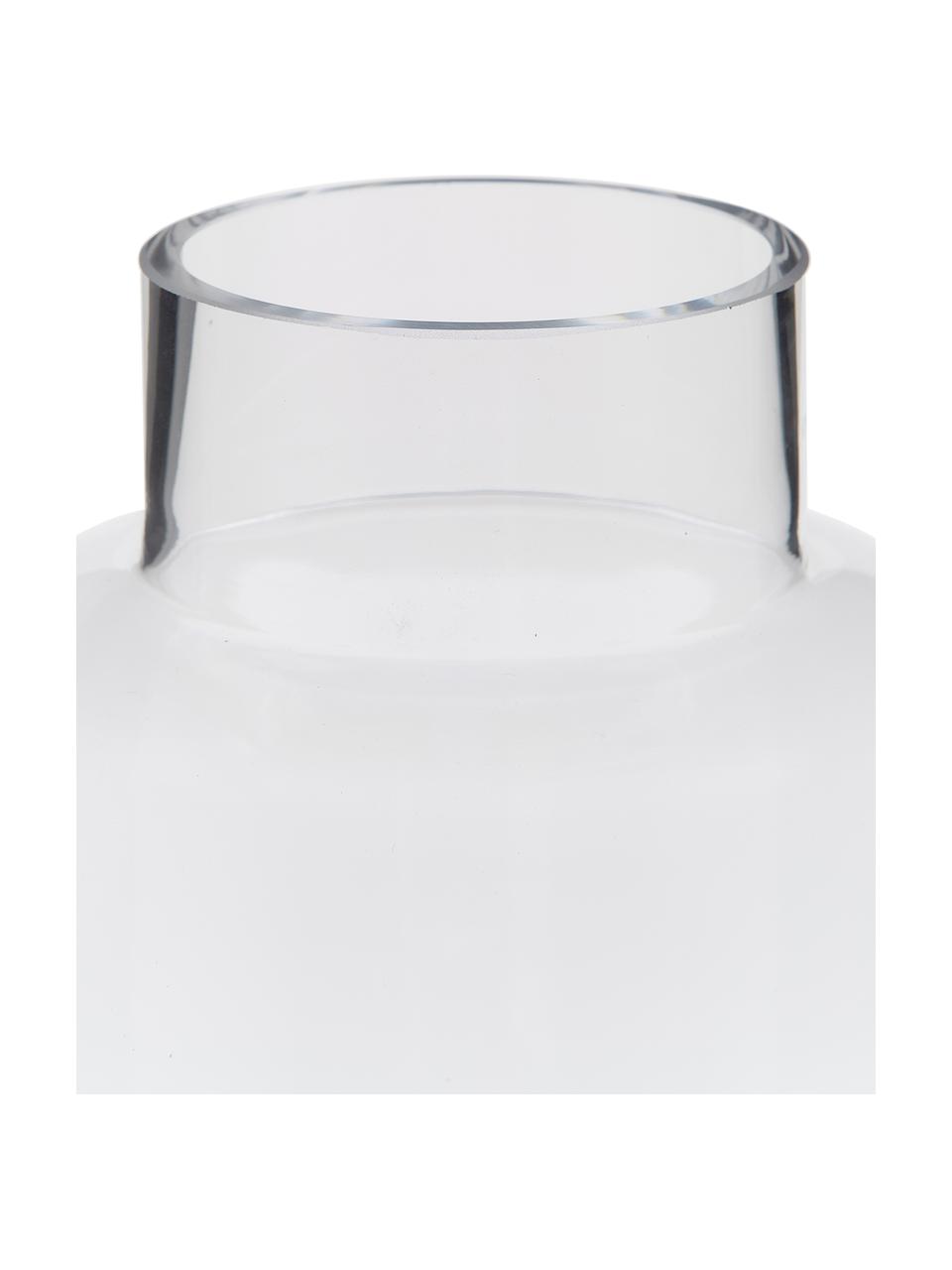 Handgefertigte Klassische Glas-Vase Lotta, Glas, Transparent, Ø 18 x H 25 cm