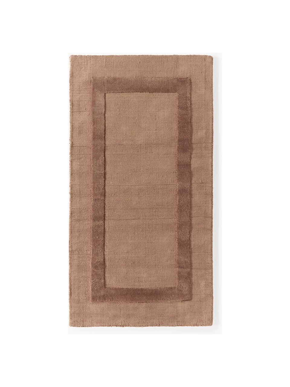 Ručne tkaný bavlnený koberec Dania, 100 % bavlna (GRS certifikát), Svetlohnedá, Š 80 x D 150 cm (veľkosť XS)