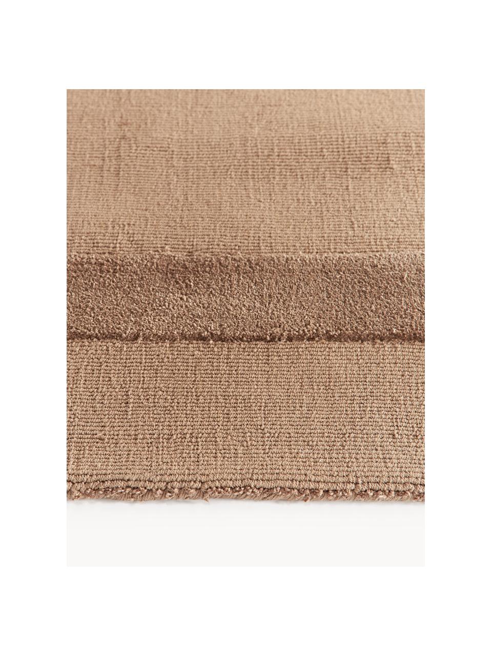 Ręcznie tkany dywan z bawełny Dania, 100% bawełna z certyfikatem GRS, Jasny brązowy, S 80 x D 150 cm (Rozmiar XS)