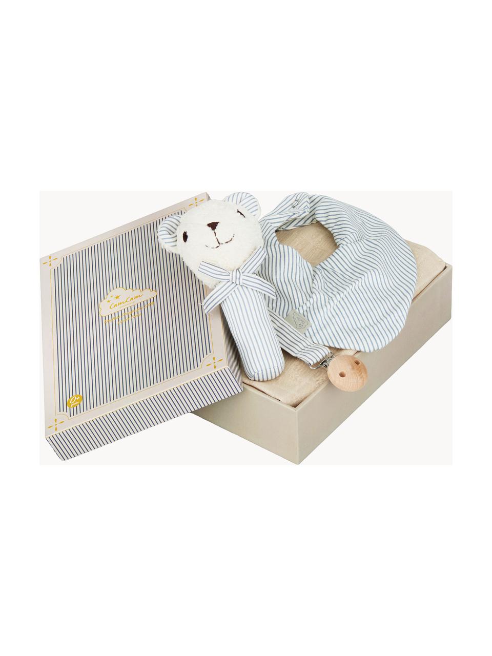 Coffret de soins pour bébé Stripes, 4 élém., Stripes, Lot de différentes tailles