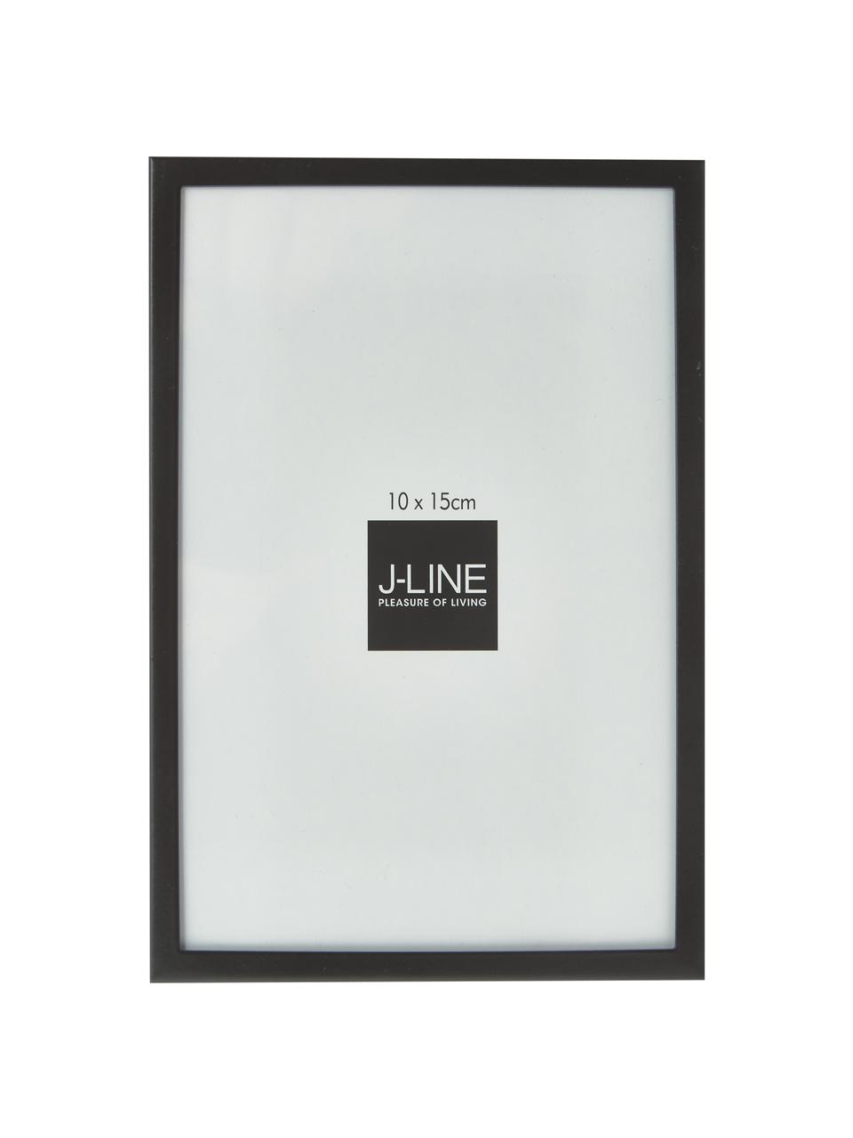 Fotolijstje Fine, Lijst: gecoat metaal, Zwart, 10 x 15 cm