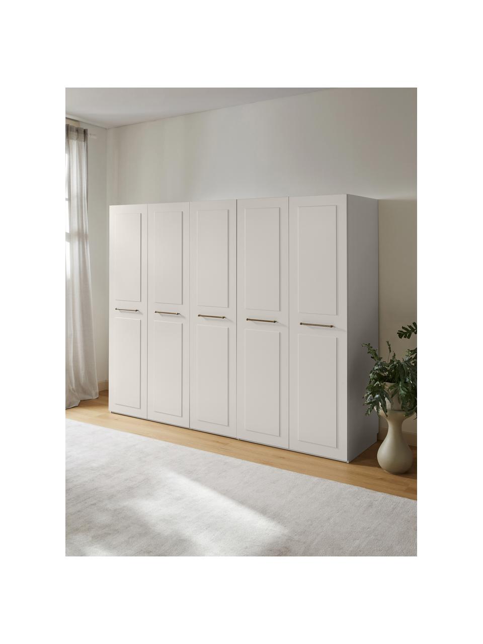 Armoire modulaire à portes battantes Charlotte, larg. 250 cm, plusieurs variantes, Beige, Premium Interior, larg. 250 x haut. 236 cm