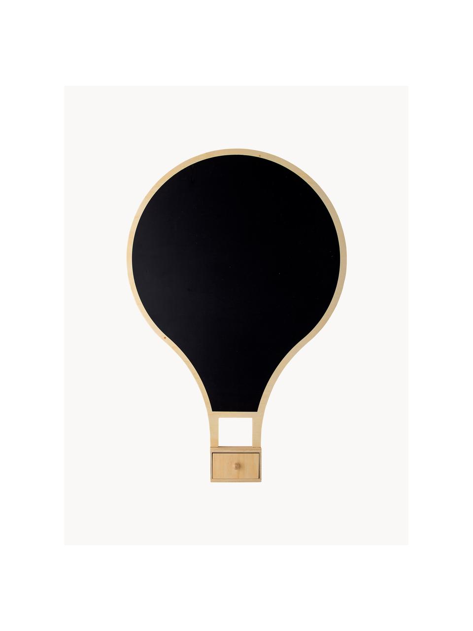 Pizarra Valona, Tablero de fibras de densidad media (MDF), Negro, An 52 x Al 79 cm