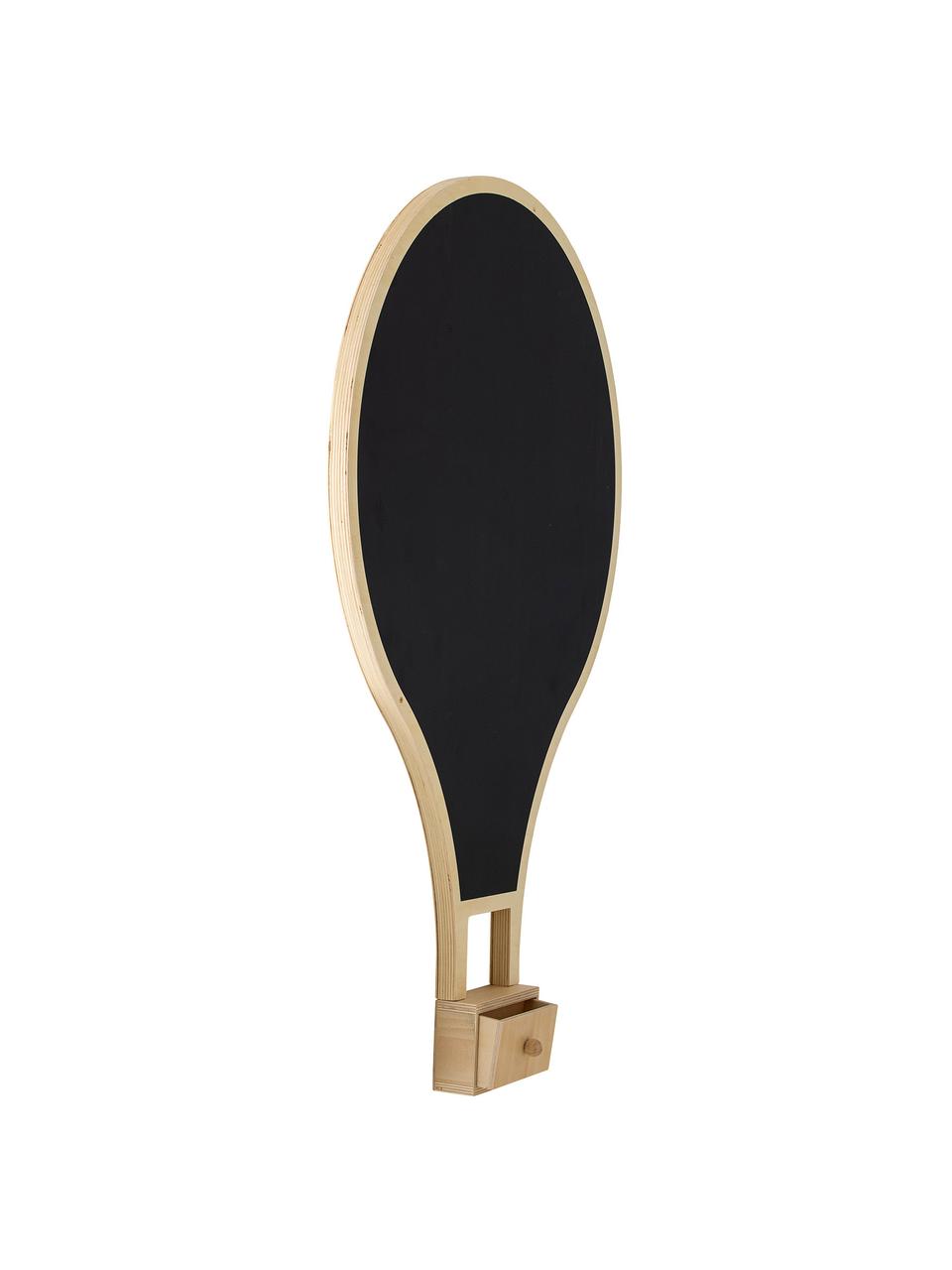 Tabule Valona, Dřevovláknitá deska střední hustoty (MDF), Černá, Š 52 cm, V 79 cm