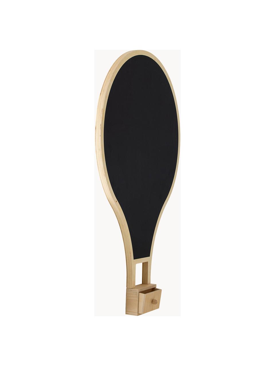 Tabule Valona, Dřevovláknitá deska střední hustoty (MDF), Černá, Š 52 cm, V 79 cm