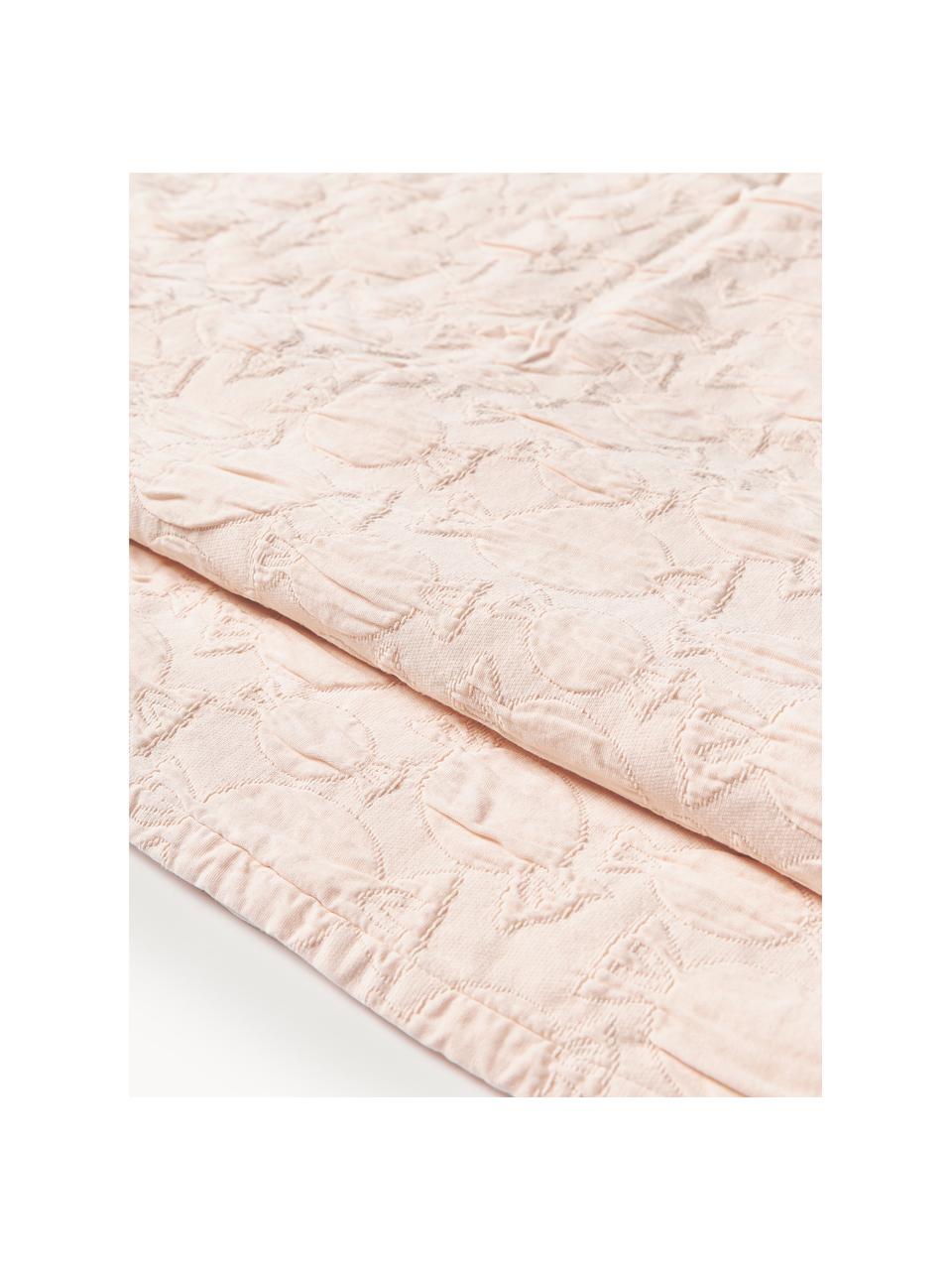 Colcha en tejido jacquard Candy, 100% algodón

El jacquard es una tela lisa que impresiona con un tacto suave. Creada con materiales de alta calidad, se consigue un tejido duradero con resistencia a la abrasión y a las arrugas. Por la densidad de sus hilos suele ser una tela un poco más pesada, con un bonito brillo y contraste en sus colores, por lo que se suele usar para producir prendas con patrones complejos. Además, la ropa de cama jacquard es muy fácil de cuidar y extremadamente resistente y duradera.

El material utilizado para este producto ha sido probado contra sustancias nocivas y está certificado según el STANDARD 100 por OEKO-TEX®, 21.HIN.48939, HOHENSTEIN HTTI., Melocotón, An 180 x L 250 cm