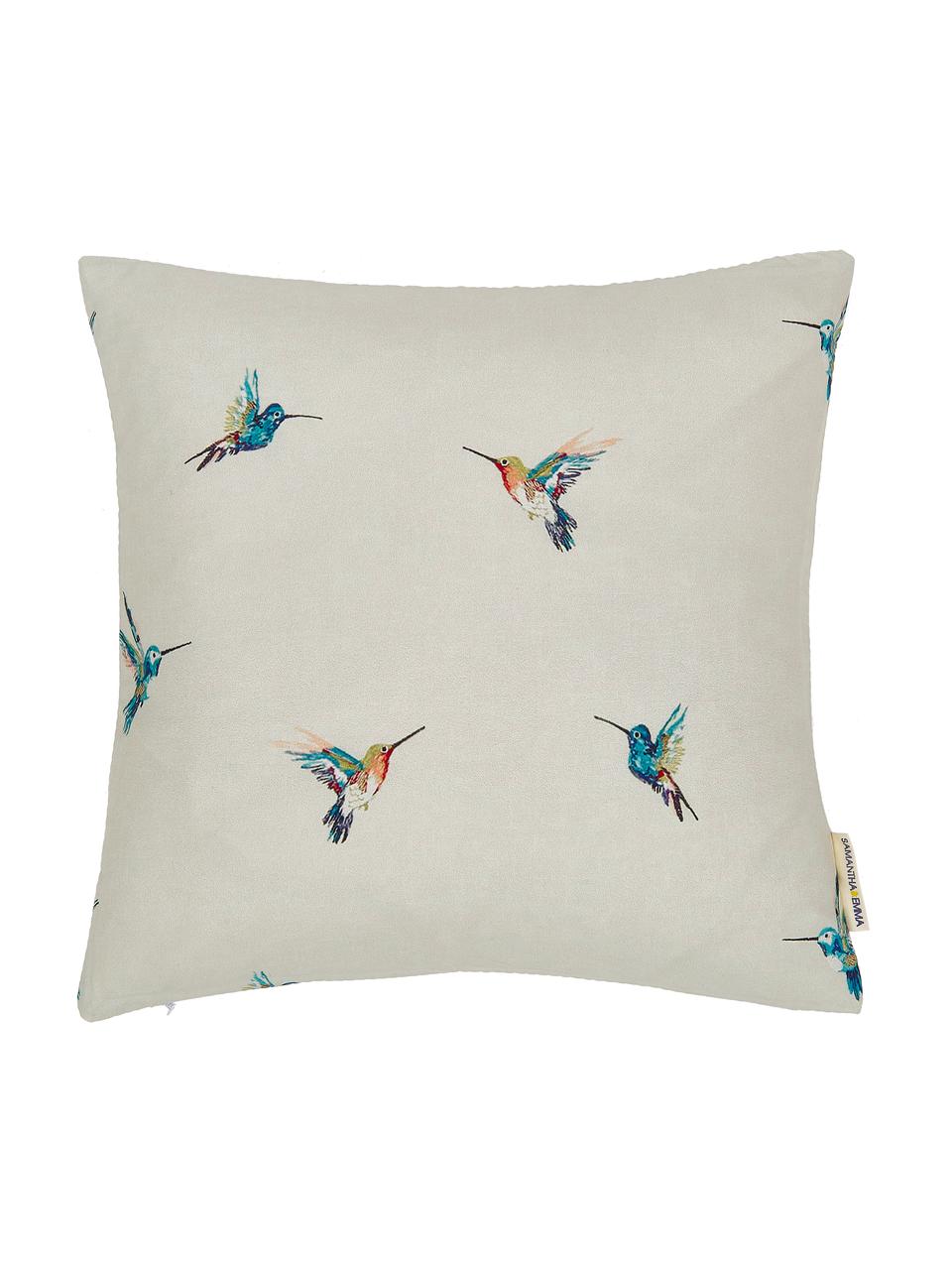 Housse de coussin 40x40 oiseaux Joanna, 2 élém., Multicolore