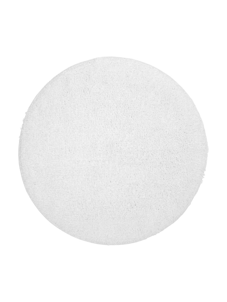 Badvorleger Ingela, 100 % Baumwolle, Weiß, Ø 65 cm