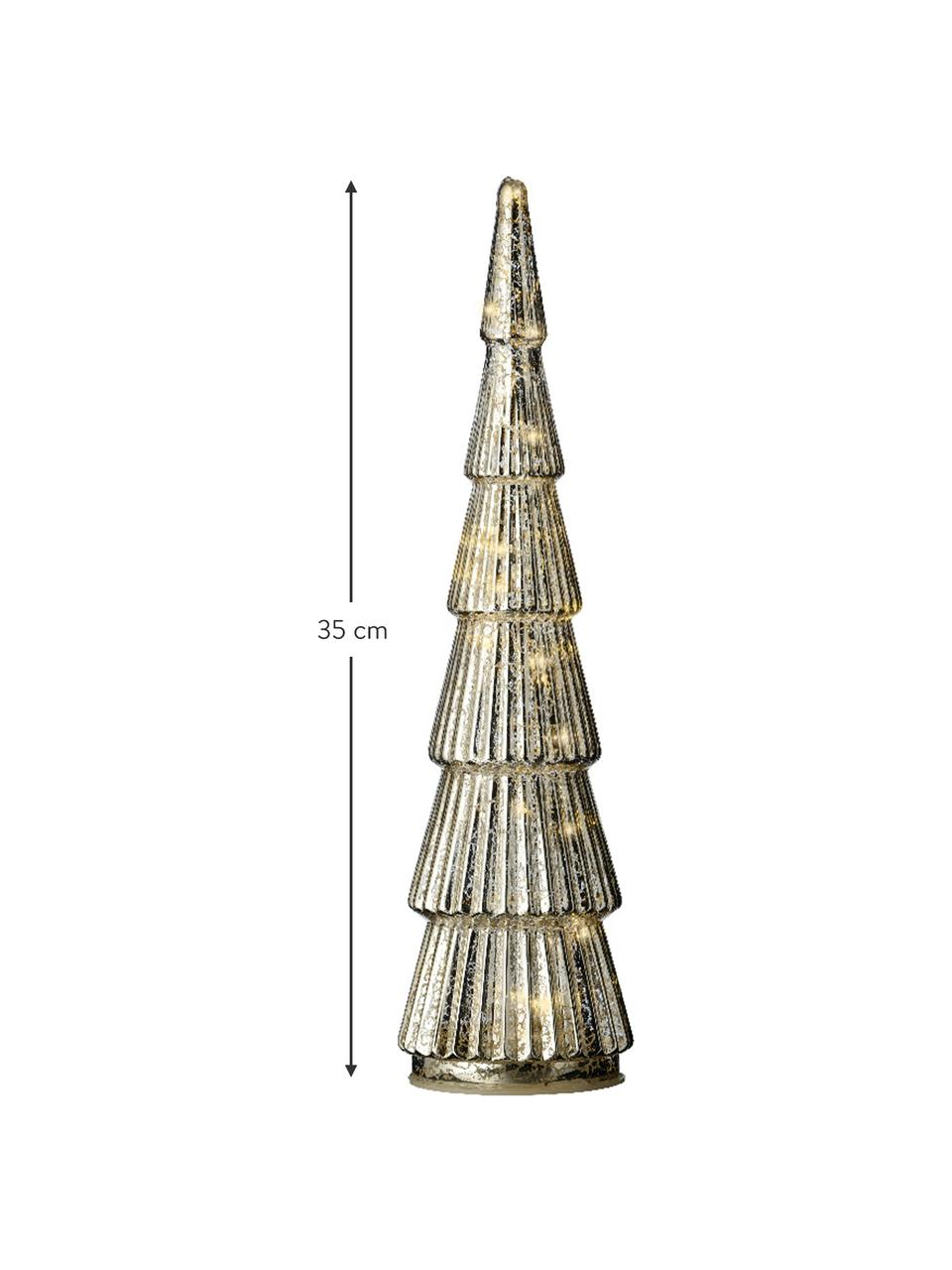 Sada LED dekorací Gloria, 3 díly, Umělá hmota, Stříbrná, V 35 cm