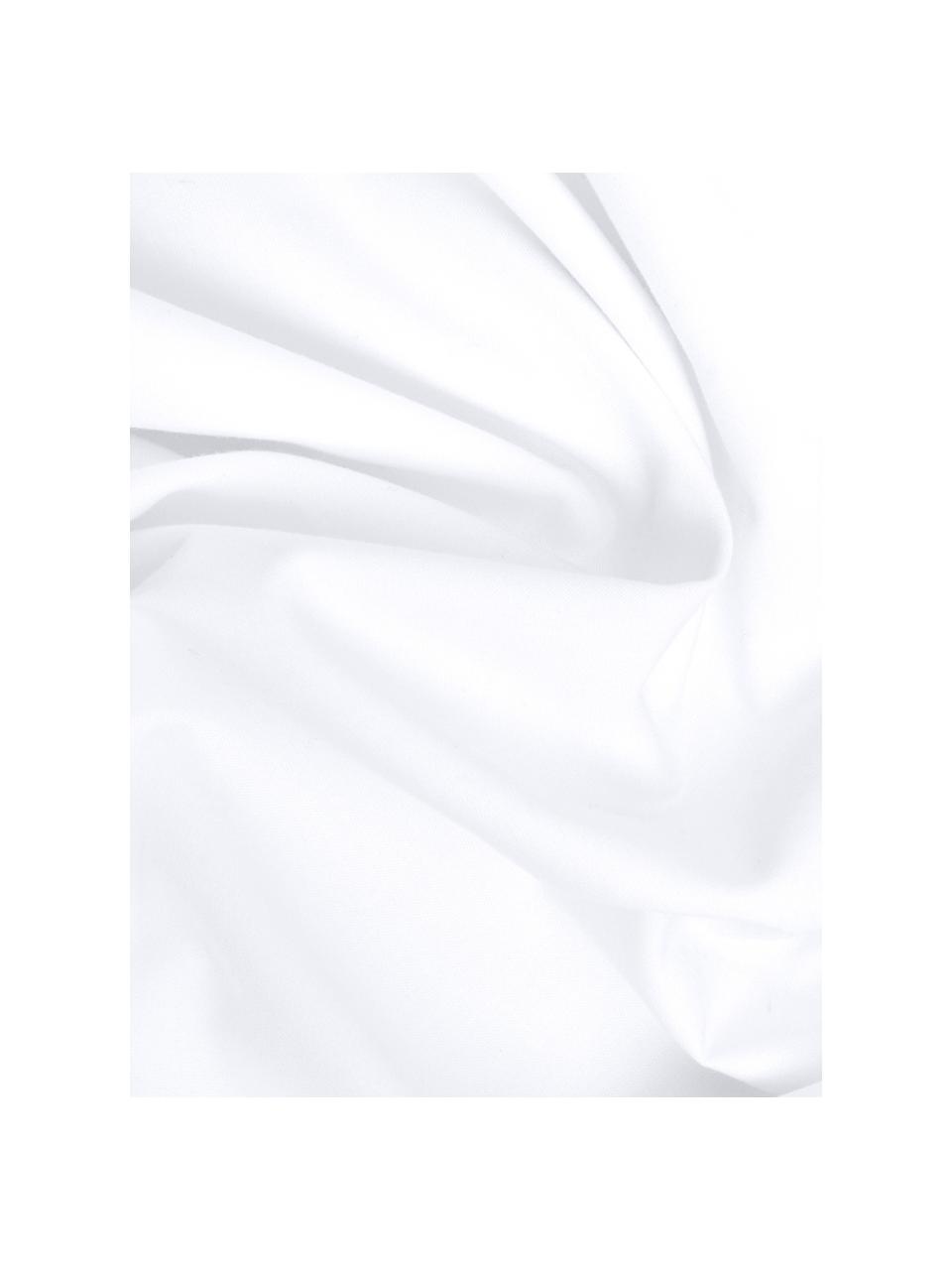 Poszewka na poduszkę z perkalu z chwostami Quo, 2 szt., Biały, wielobarwny, S 40 x D 80 cm