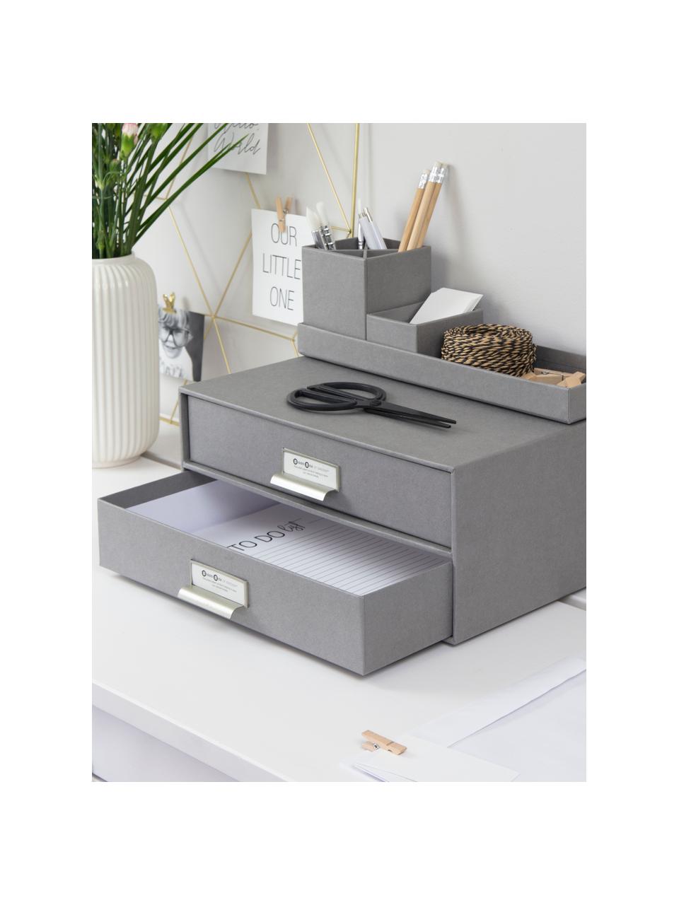 Organiseur bureau Birger, Gris, larg. 33 x prof. 25 cm