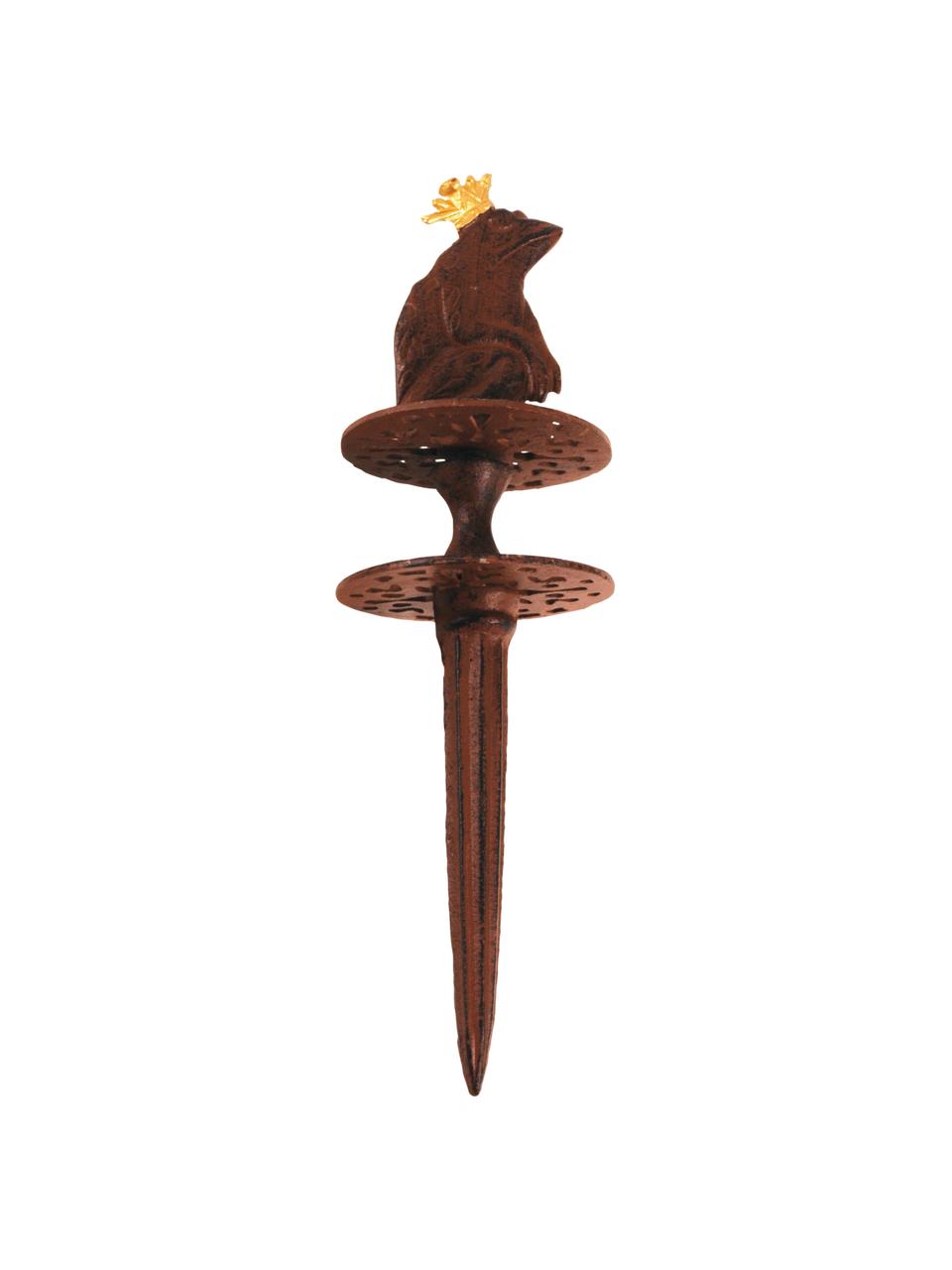 Guía de manguera Frog, Metal recubierto, Marrón, Ø 10 x Al 33 cm