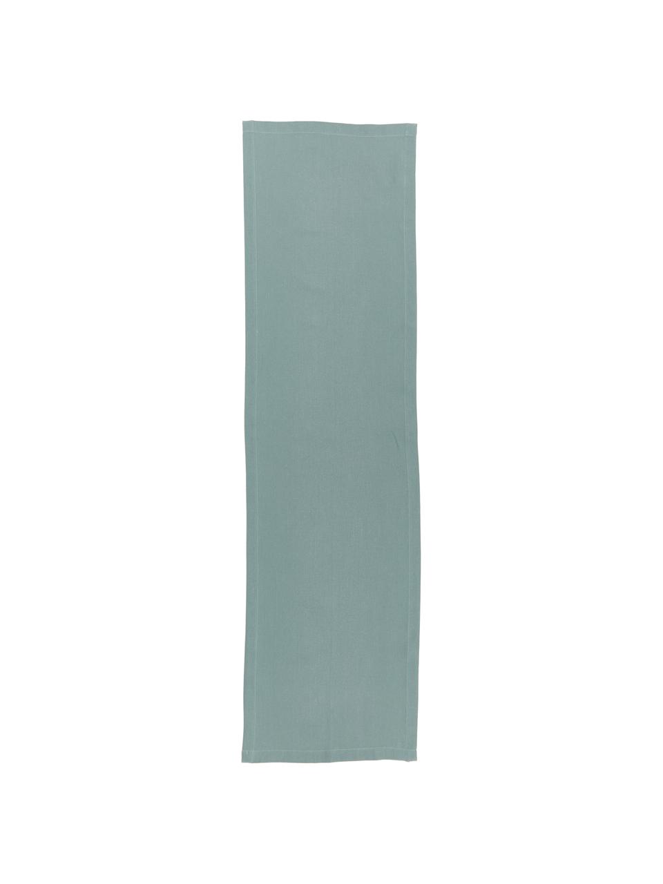 Camino de mesa de lino Lion, 100% lino, Verde jade, An 40 x L 145 cm