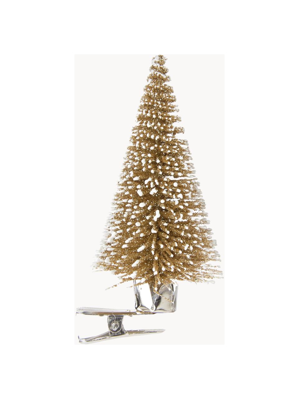 Breukvaste kerstboomklem Felicia, Goudkleurig, Ø 4 x H 9 cm