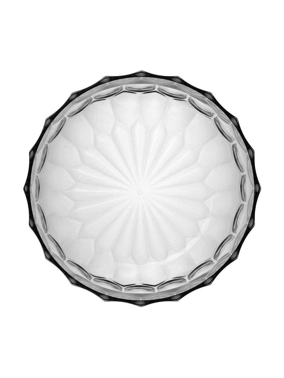 Ensaladera con relieves Jellies, Plástico, Transparente, Ø 32 x Al 14 cm