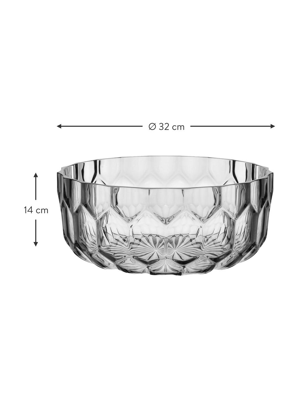 Salátová mísa se strukturálním vzorem Jellies, Umělá hmota, Transparentní, Ø 32 cm, V 14 cm