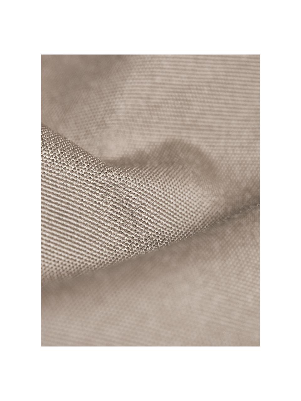 Outdoor ligzak Wave, Bekleding: polyester, polyurethaan g, Moddergrijs, B 70 x D 125 cm