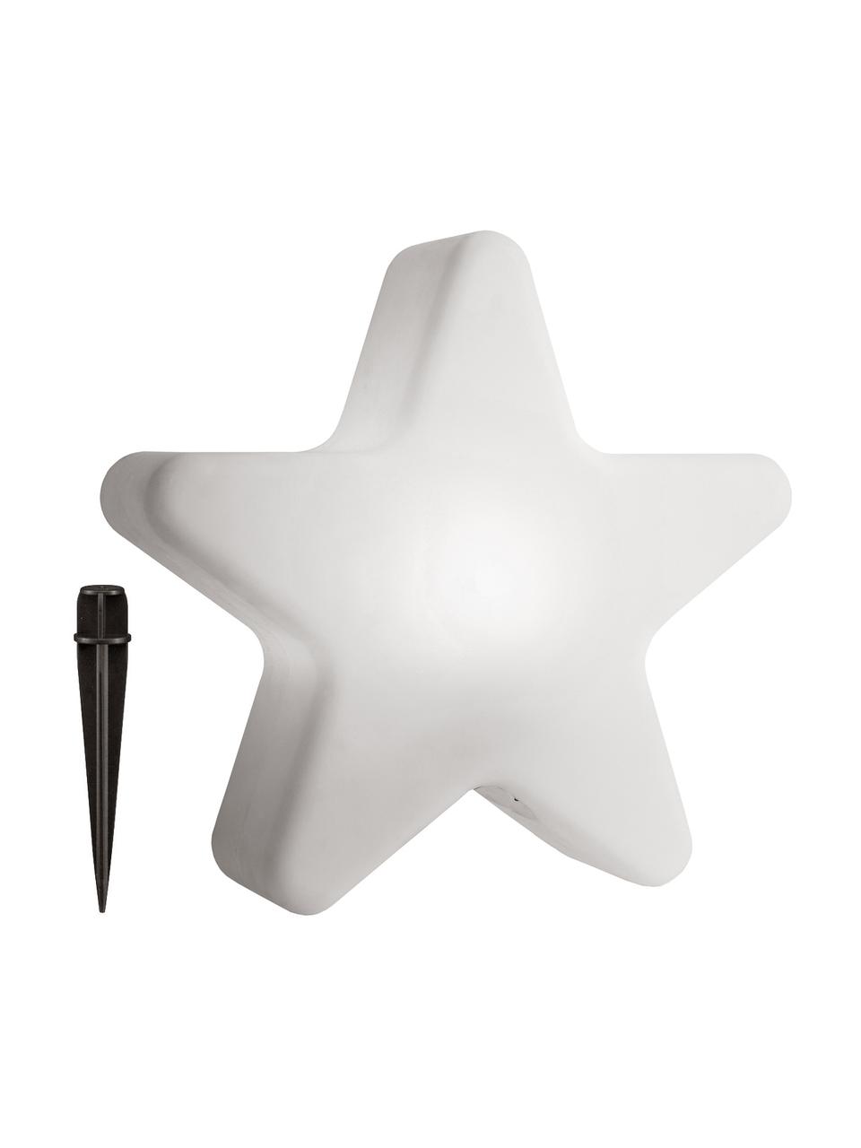 Vloerlamp Star met stekker, Lampenkap: kunststof, Wit, 46 x 50 cm