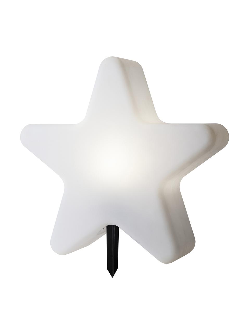 Lámpara de suelo Star, con enchufe, Pantalla: plástico, Cable: plástico, Blanco, An 46 x Al 50 cm