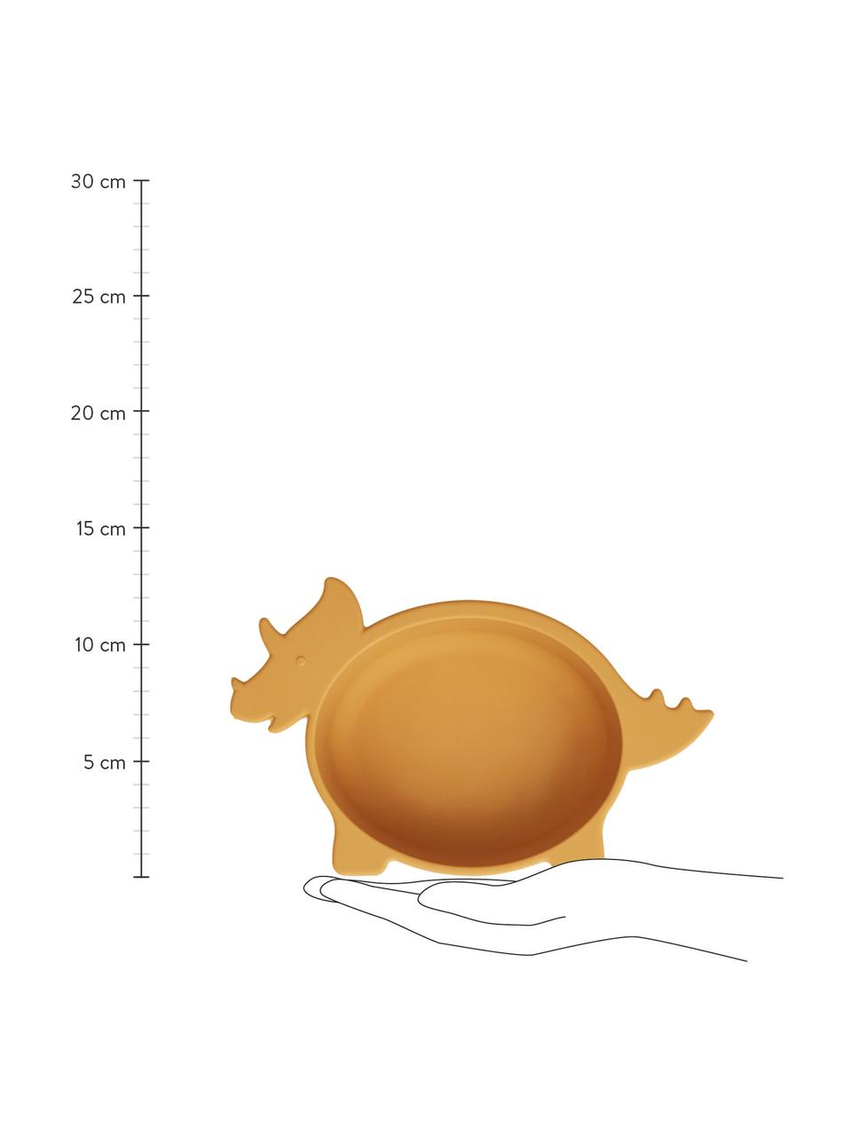 Komplet miseczek Iggy Dino, 4 elem., 100% silikon, Wielobarwny, Ø 12 x W 5 cm