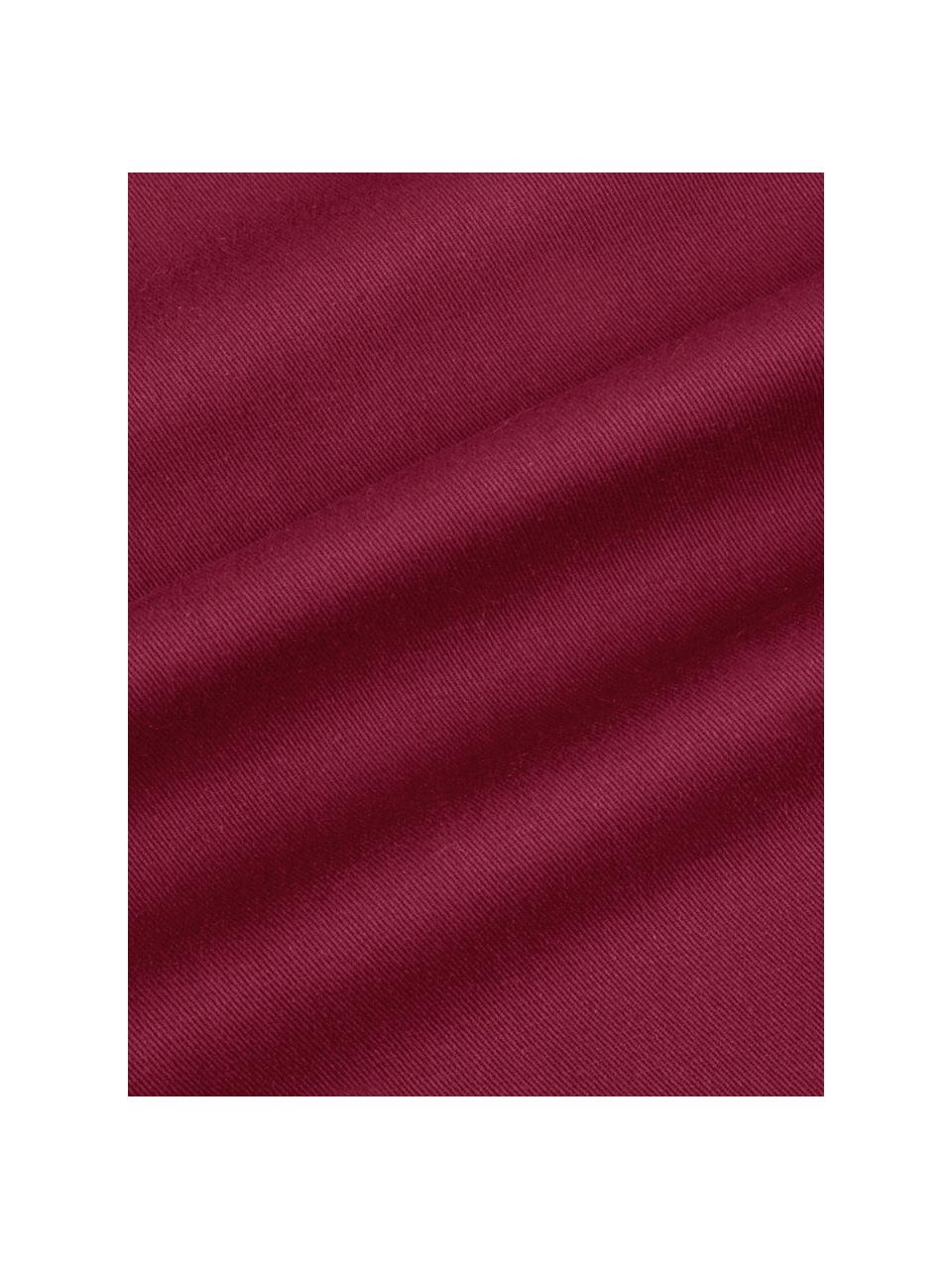 Baumwoll-Kissenhülle Mads in Rot, 100% Baumwolle, Rot, 40 x 40 cm