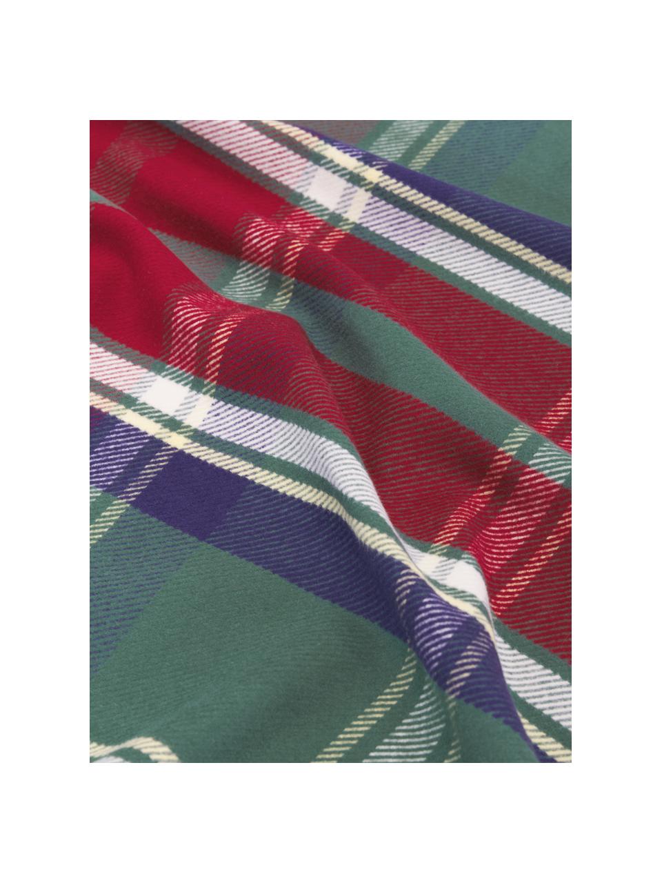 Geruite plaid Stirling uit flanel, 100% katoen

Het materiaal dat in dit product wordt gebruikt, is getest op schadelijke stoffen en gecertificeerd volgens STANDARD 100 by OEKO-TEX®, CITEVE, 137 CITEVE., Groen, rood, B 140 x L 190 cm