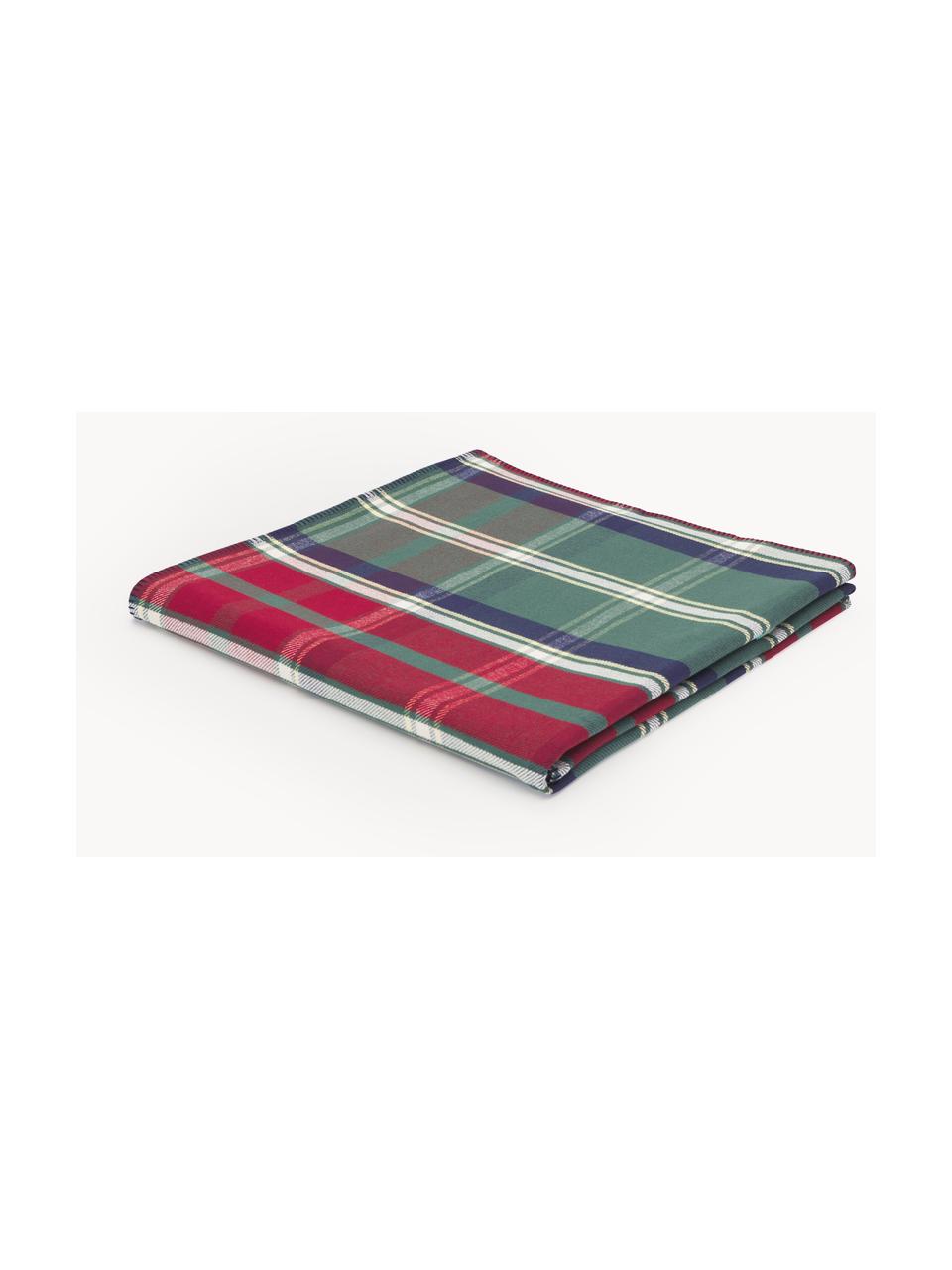 Geruite plaid Stirling uit flanel, 100% katoen

Het materiaal dat in dit product wordt gebruikt, is getest op schadelijke stoffen en gecertificeerd volgens STANDARD 100 by OEKO-TEX®, CITEVE, 137 CITEVE., Groen, rood, B 140 x L 190 cm