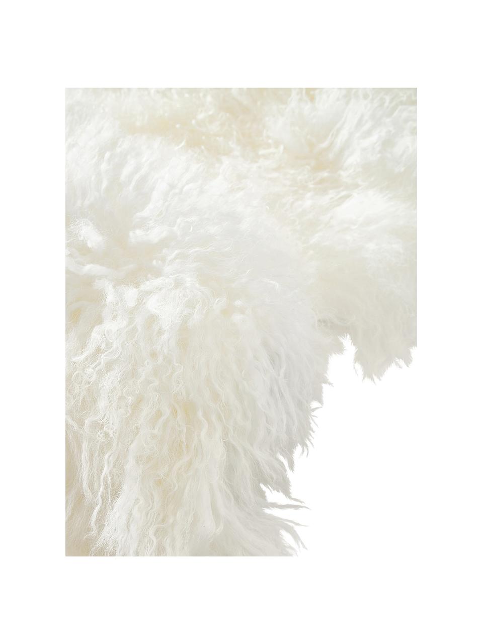 Jahňacia koža s dlhým vlasom Ella, Prírodná biela, Š 50 x D 160 cm