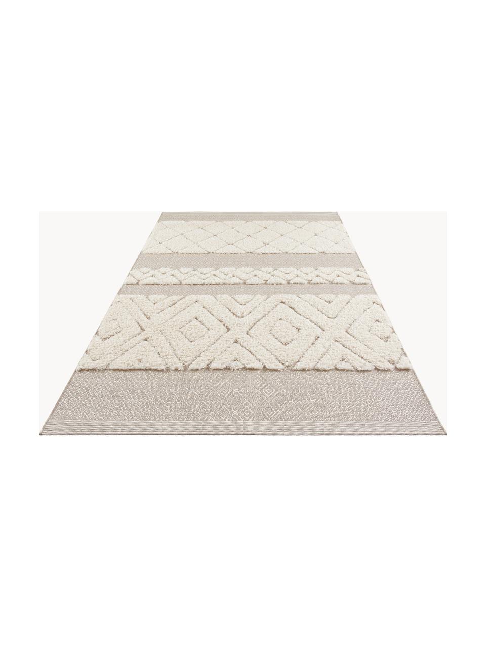 Alfombra texturizada Handira, 100% polipropileno 

El material utilizado en este producto ha sido probado para sustancias nocivas y certificado según STANDARD 100 por OEKO-TEX®1803035, Centexbel., Beige, blanco crema, An 80 x L 150 cm (Tamaño XS)