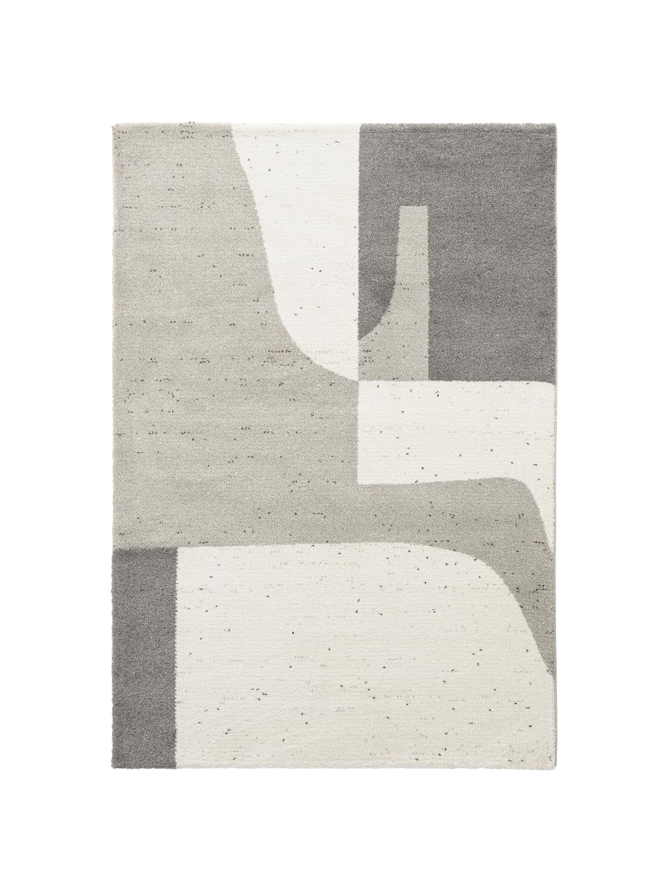 Vloerkleed Bolzano met abstract patroon, 100% gerecycled polypropyleen, Multicolour, B 135 x L 190 cm (maat S)