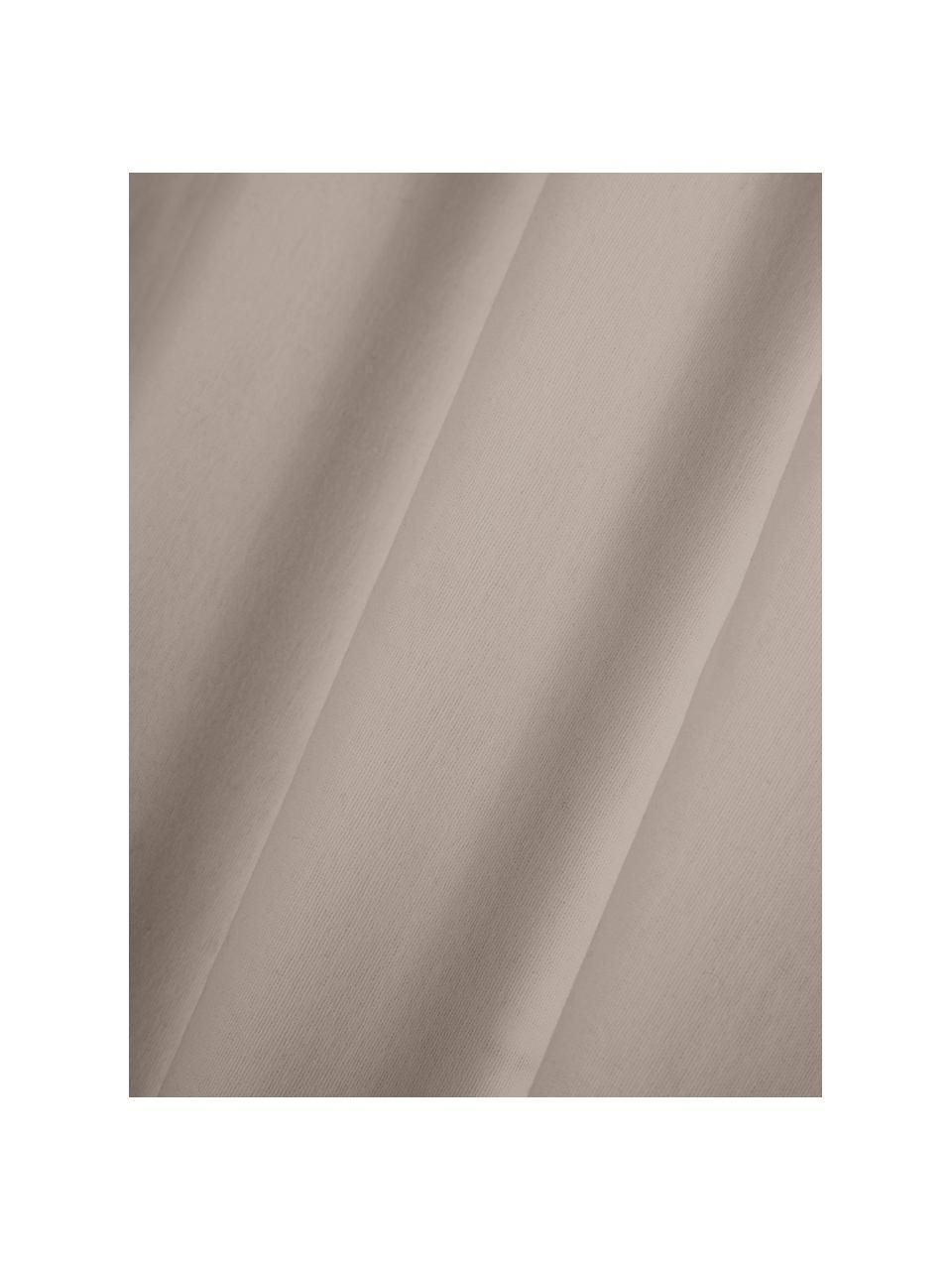 Boxspring-Spannbettlaken Biba, Flanell, Webart: Flanell, Beige, B 200 x L 200 cm, H 35 cm