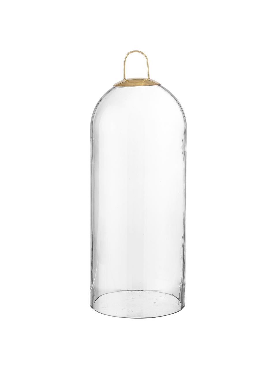 Glasglocke Hibba aus Glas, Glas, Transparent, Ø 12 x H 32 cm