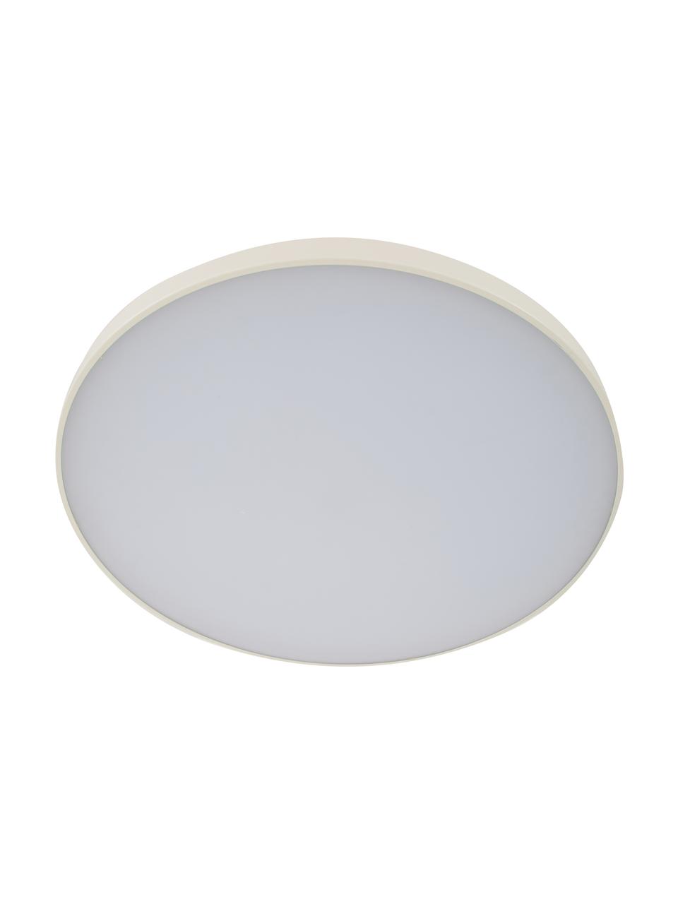 Plafonnier LED design Asteria, Blanc crème, couleur dorée