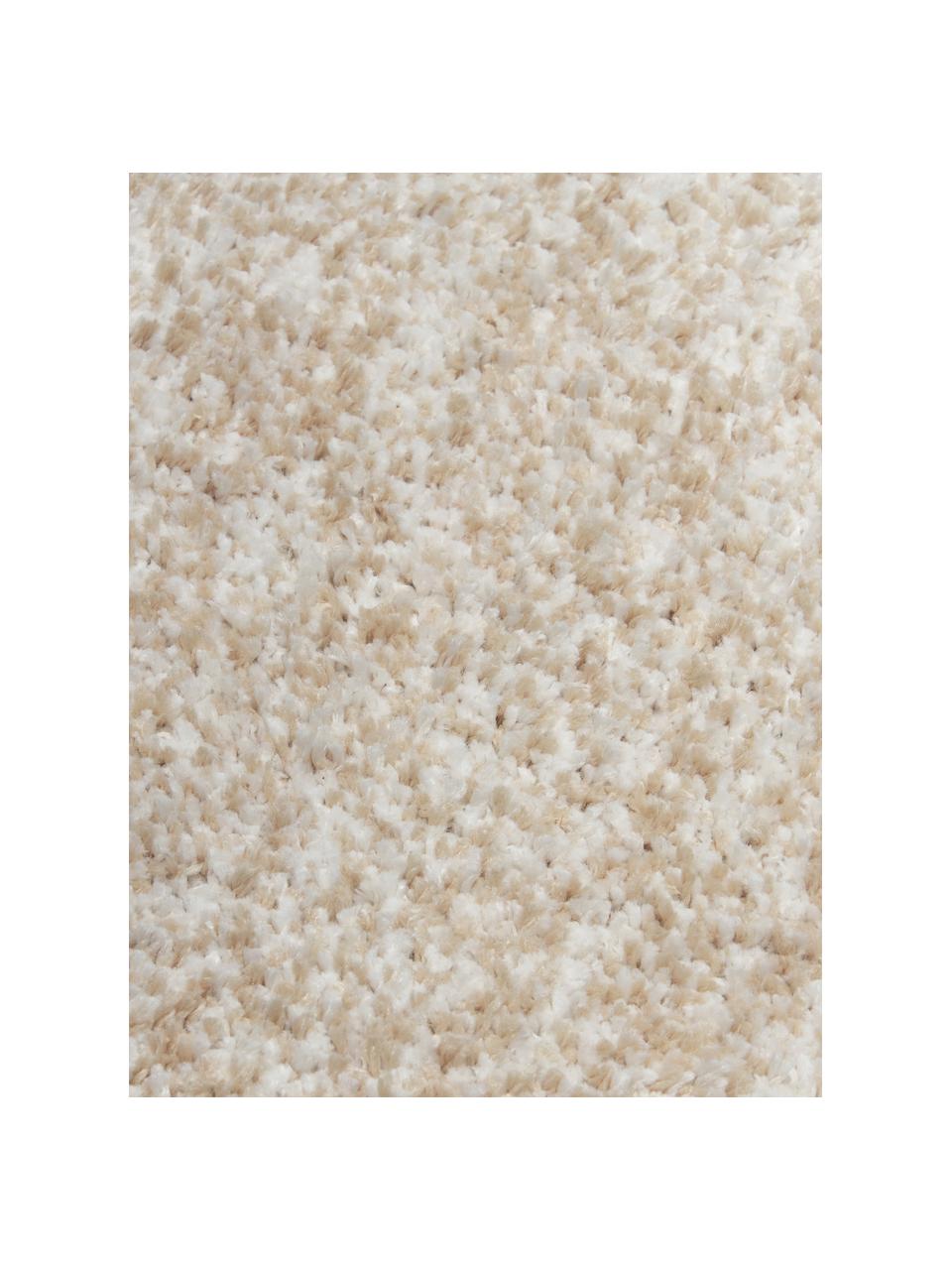 Alfombra de pelo alto Marsha, Reverso: 55% poliéster, 45% algodó, Beige, An 80 x L 150 cm (Tamaño XS)