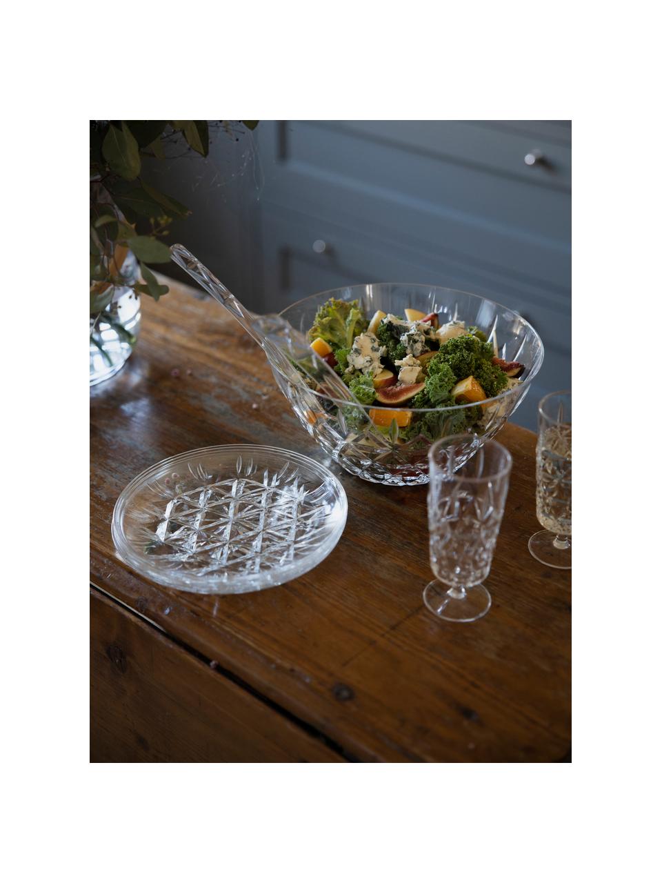Saladebestek Picknick, 2-delig, Acrylglas, Transparant, L 27 cm