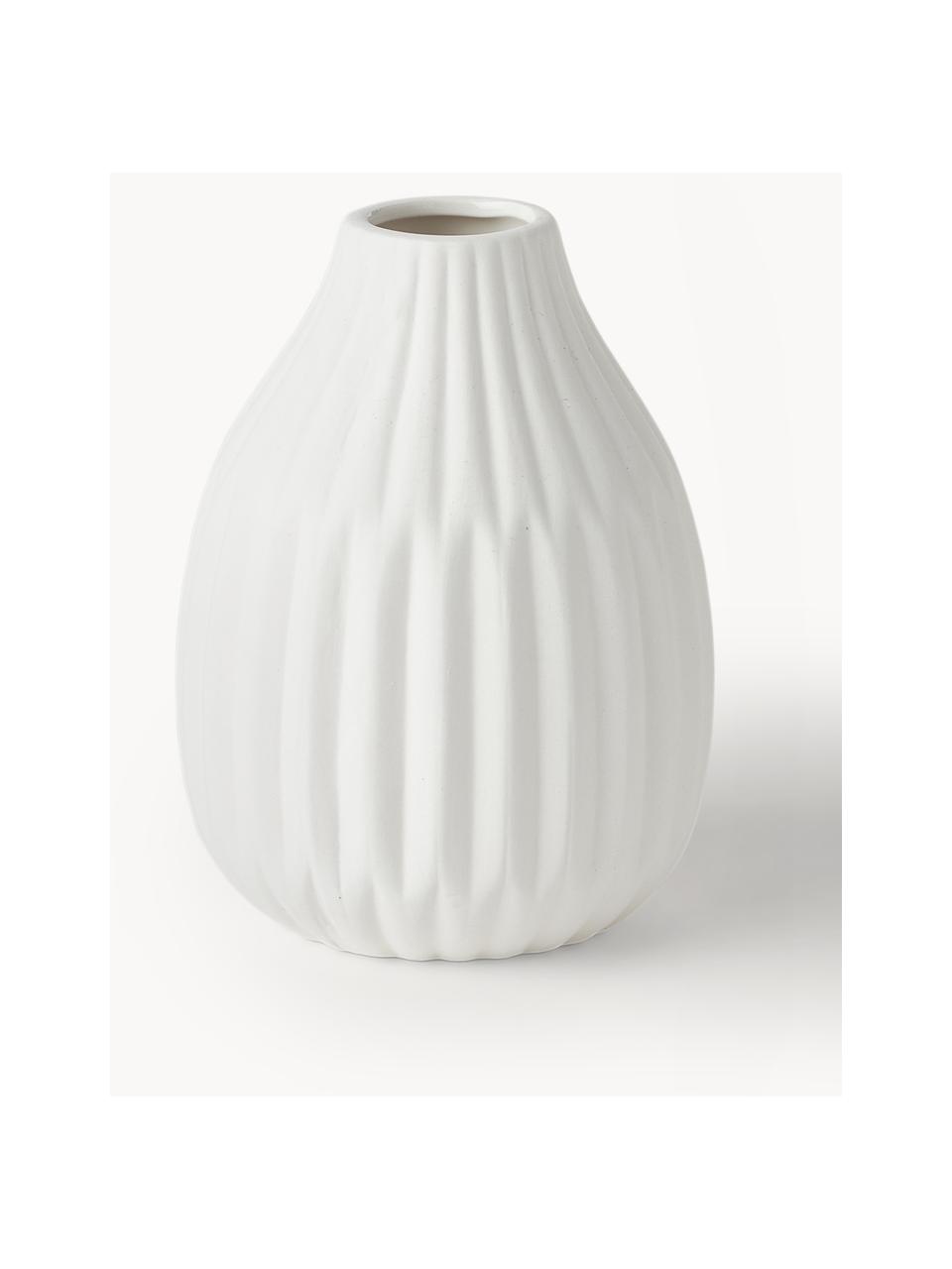 Petits vases en porcelaine Palo, 3 élém., Porcelaine, Blanc, Lot de différentes tailles