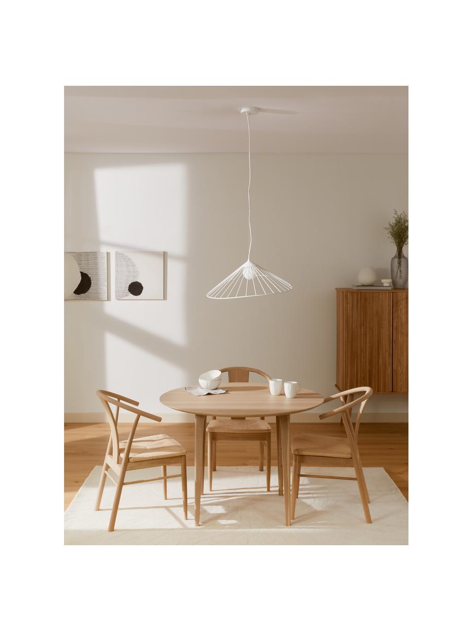 Design závěsné svítidlo Silvan, Bílá, Š 92 cm, V 32 cm