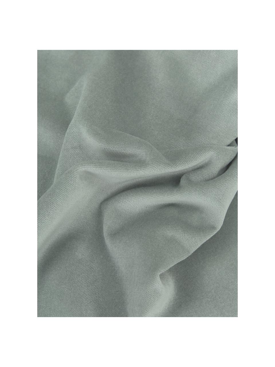 Samt-Kissenhülle Dana, 100% Baumwollsamt, Salbeigrün, B 30 x L 50 cm