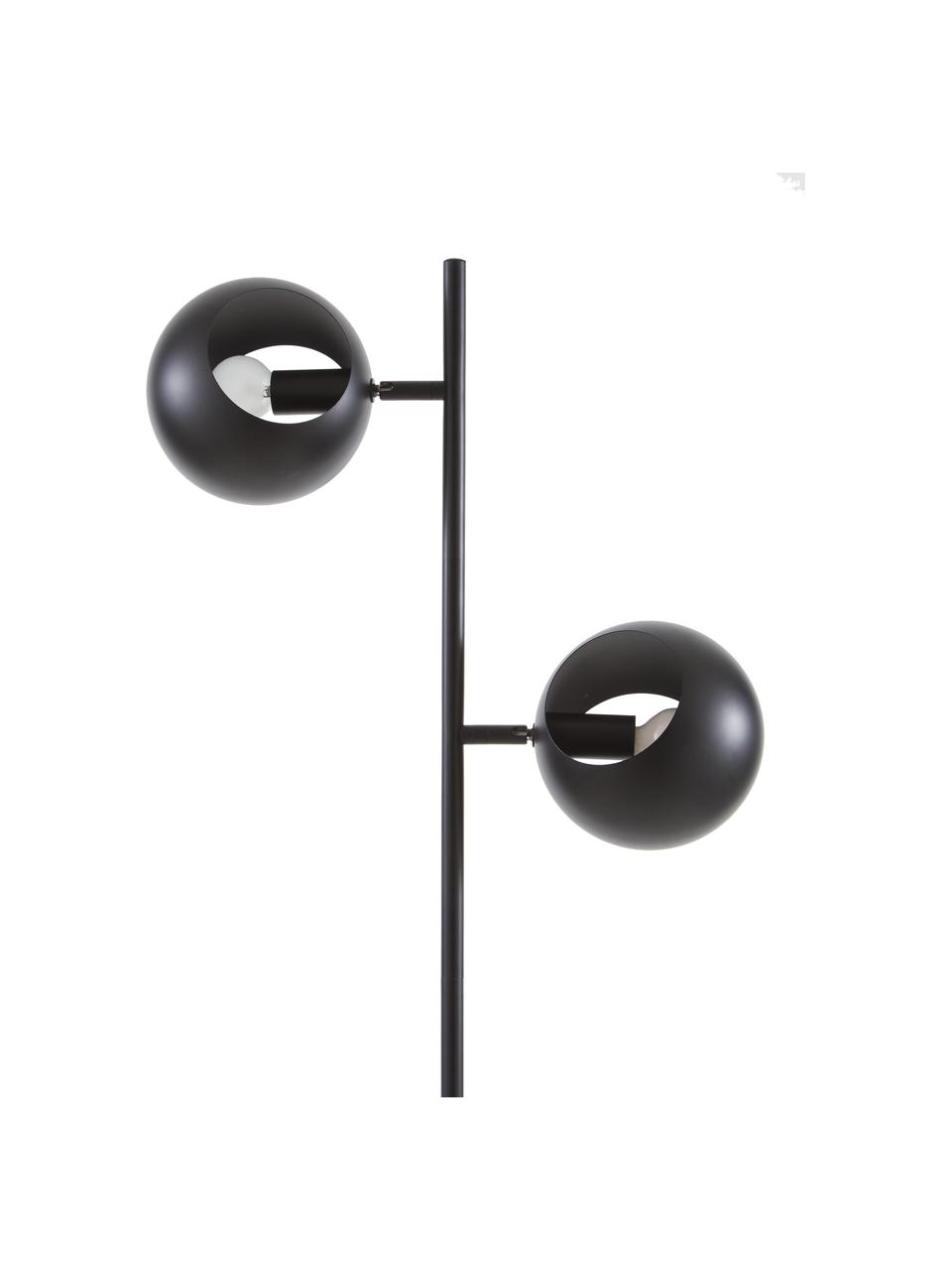 Lámpara de lectura Edgar, Pantalla: metal pintado, Cable: plástico, Negro, An 40 x Al 145 cm