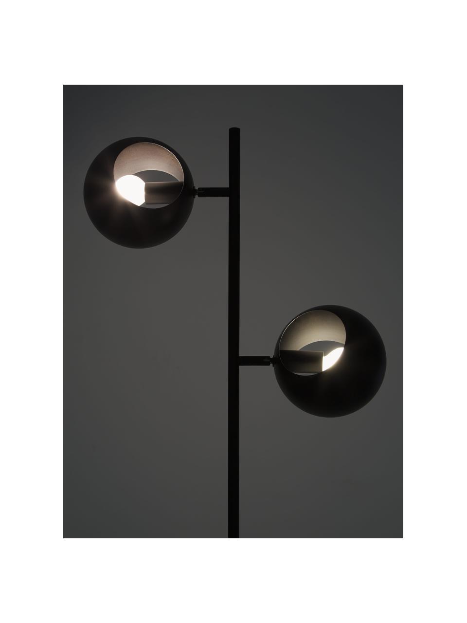 Lampa na čtení Edgar, Černá, V 145 cm