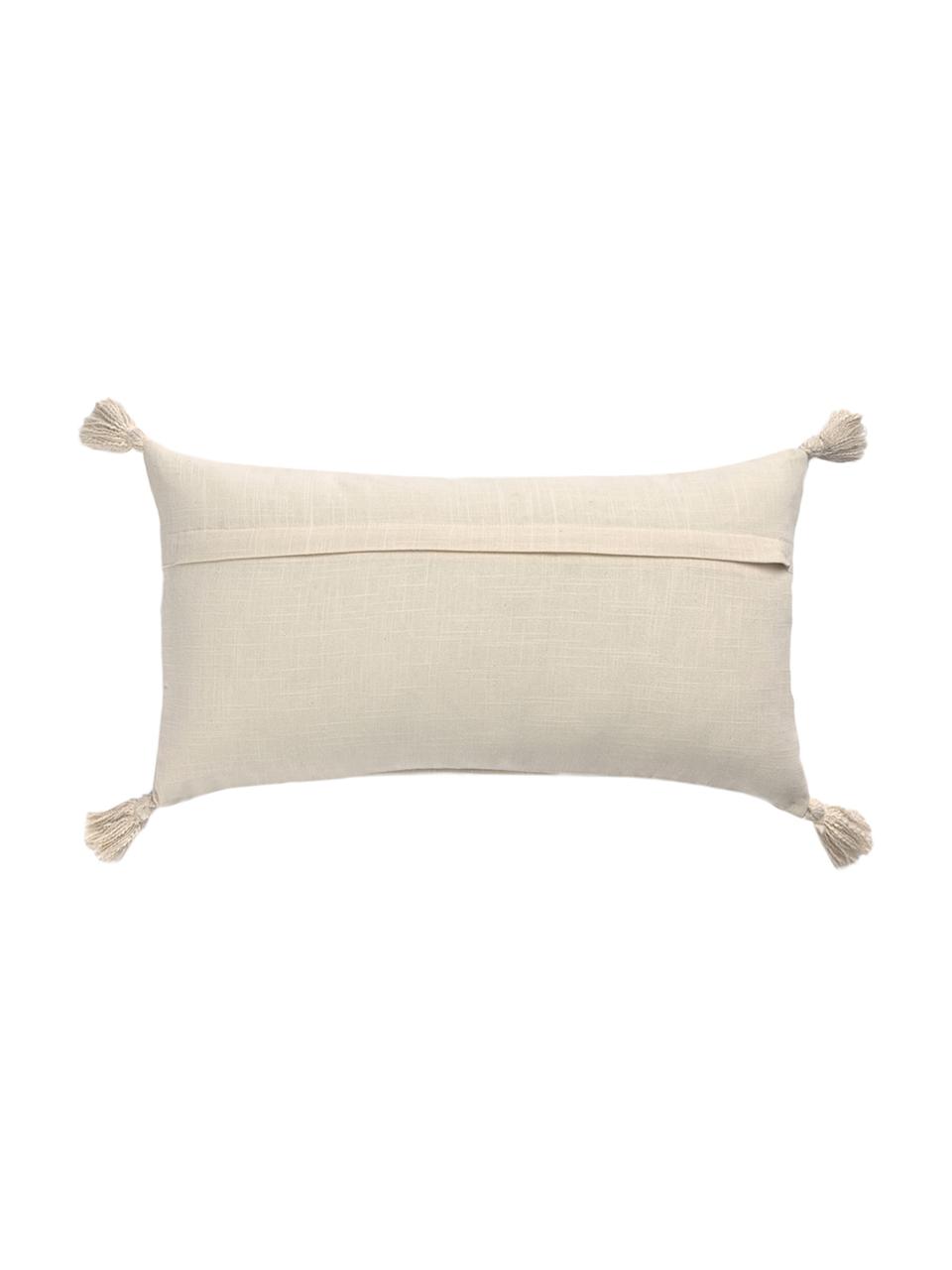 Poszewka na poduszkę Lienzo, 100% bawełna, Złamana biel, S 30 x D 60 cm