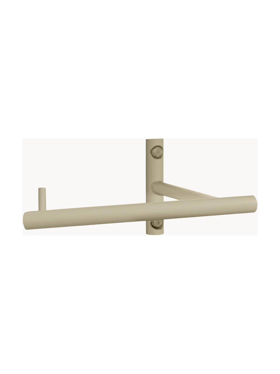 Porte-rouleaux WC en métal Dora, Métal, revêtement par poudre, Beige clair, larg. 15 x haut. 6 cm