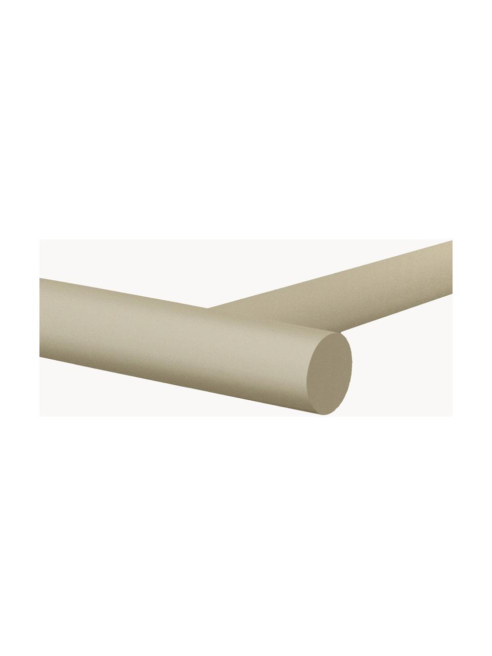 Porte-rouleaux WC en métal Dora, Métal, revêtement par poudre, Beige clair, larg. 15 x haut. 6 cm