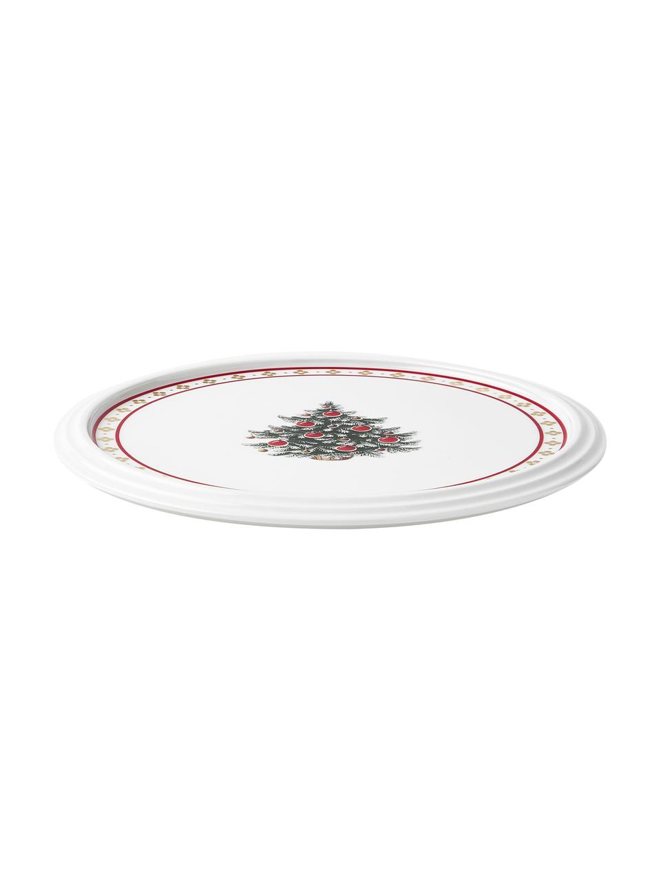 Sada nádobí s vánočním vzorem Delight, 7 dílů, Prémiový porcelán, Červená, bílá, se vzorem, Sada s různými velikostmi