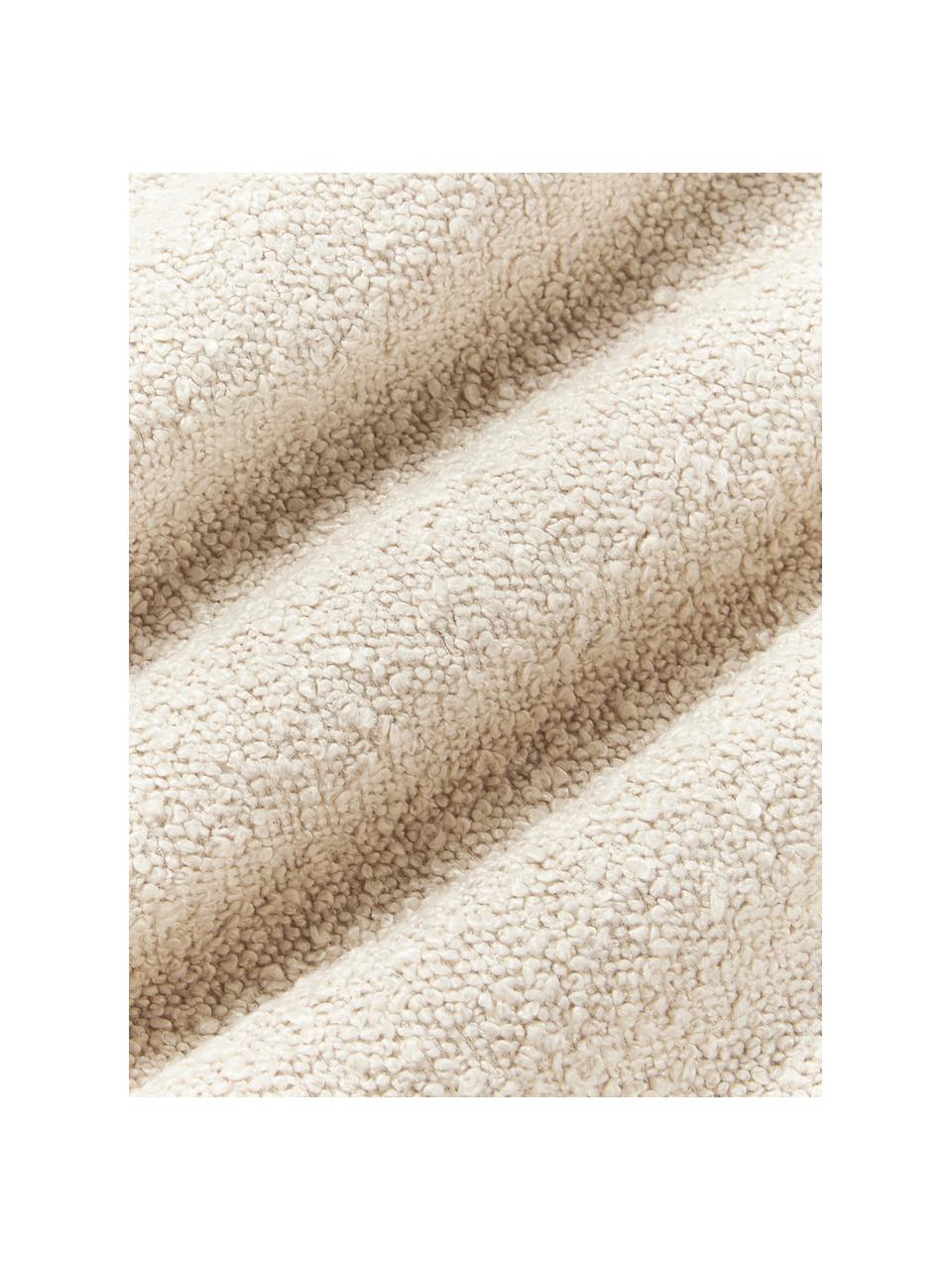 Bouclé-Sofa-Kissen Lena, Hülle: Bouclé (93 % Polyester, 6, Bouclé Hellbeige, B 50 x L 50 cm