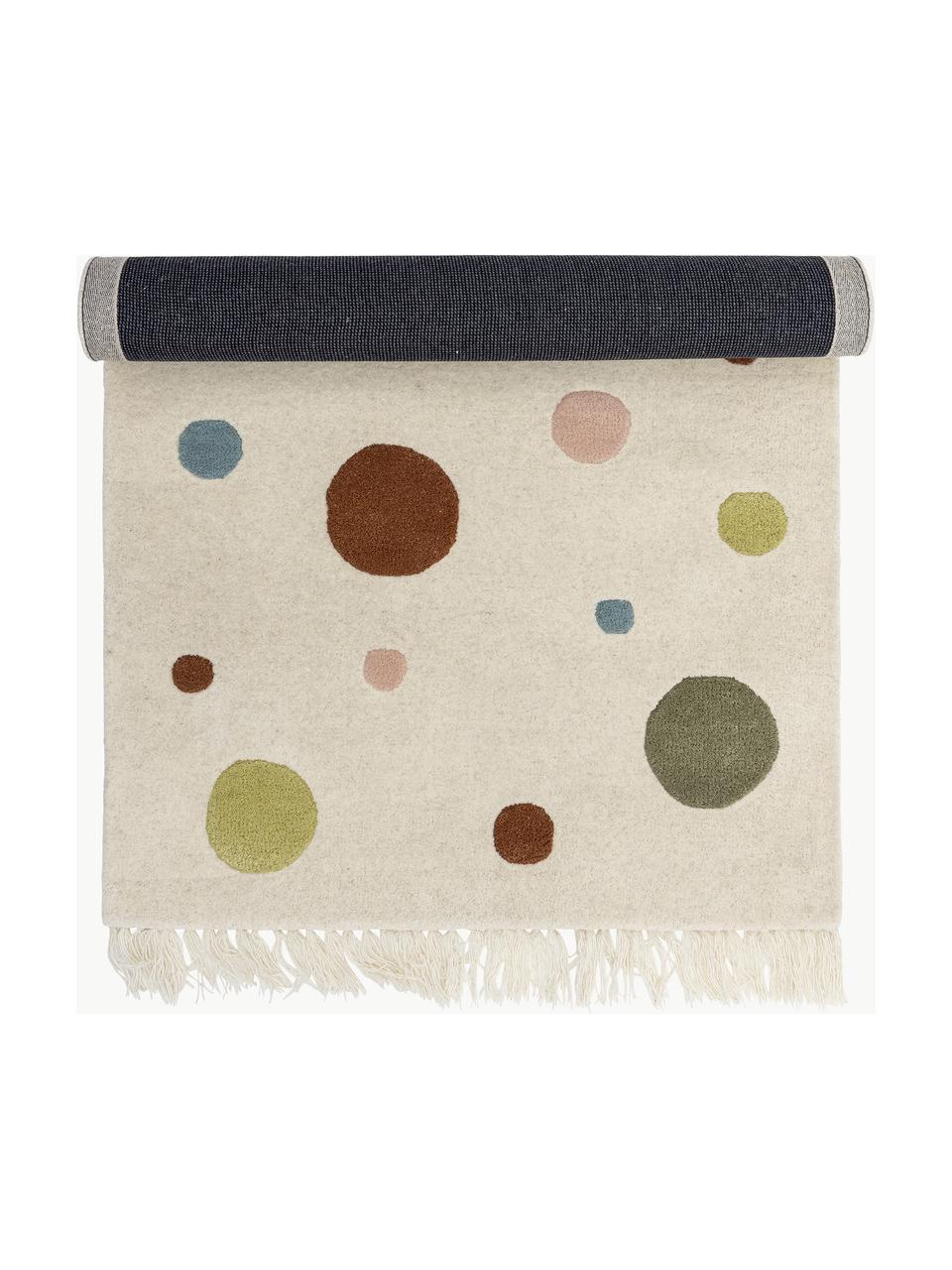 Tapis pour enfant en laine Clennie, 100 % laine

Les tapis en laine peuvent perdre des fibres lors des premières semaines et des peluches peuvent se former, ce phénomène est naturel et diminue à mesure de votre usage et du temps, Beige clair, multicolore, larg. 90 x long. 140 cm (taille XS)